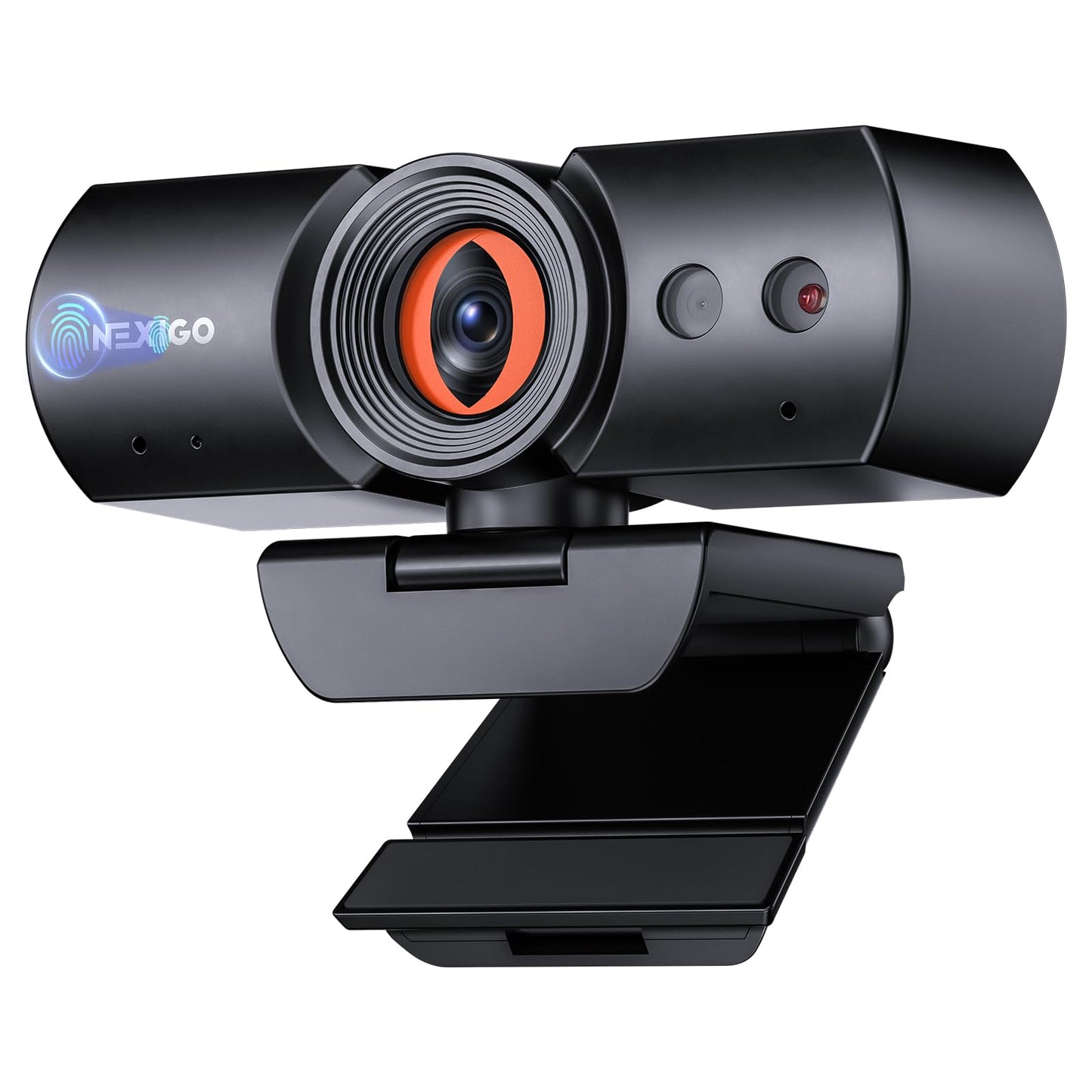 NexiGo N60 1080P Webcam, HD-Webcam mit Mikrofon, Softwaresteuerung und Datenschutzabdeckung, USB-Computerkamera, Sichtfeld mit 110°, Plug-and-Play, für Zoom/Skype/Teams, Konferenzen und Videoanrufe