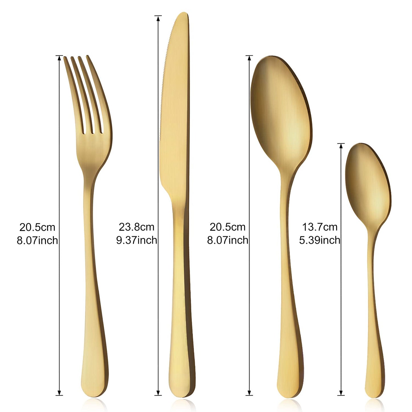 BEWOS Besteck Set für 6 Personen, 30 teilig Essbesteck Set inkl. Messer, Gabel, Löffel, Besteck Edelstahl Spiegelpoliert, Spülmaschinenfest