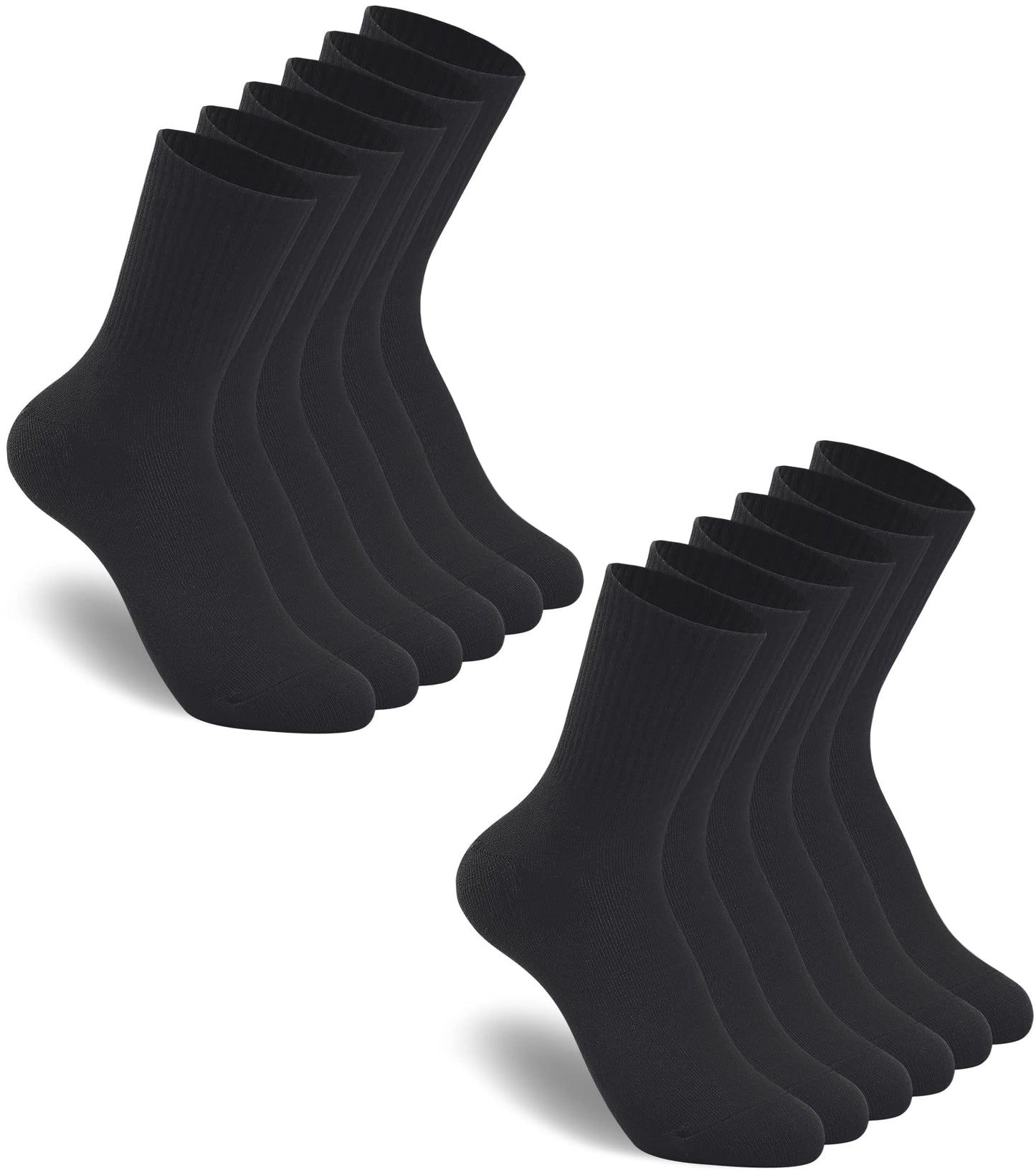 HAVE A TREE Women's Crew Socks – 3 to 6 Pack Lightweight Thin Casual Calf Socks