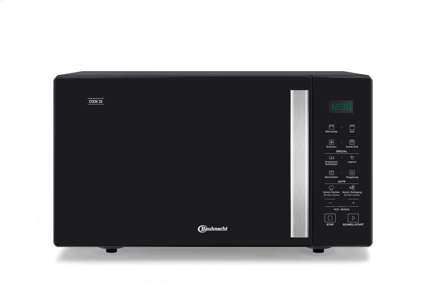Bauknecht MWK 201 B Mikrowelle/ 20 l Garraum/Automatikprogramme/Schmelzfunktion/Kombination Grill und Mikrowelle/Schnellstart-Funktion (Rapid-Start)/ Warmhaltestufe/Funktion Teig gehen lassen