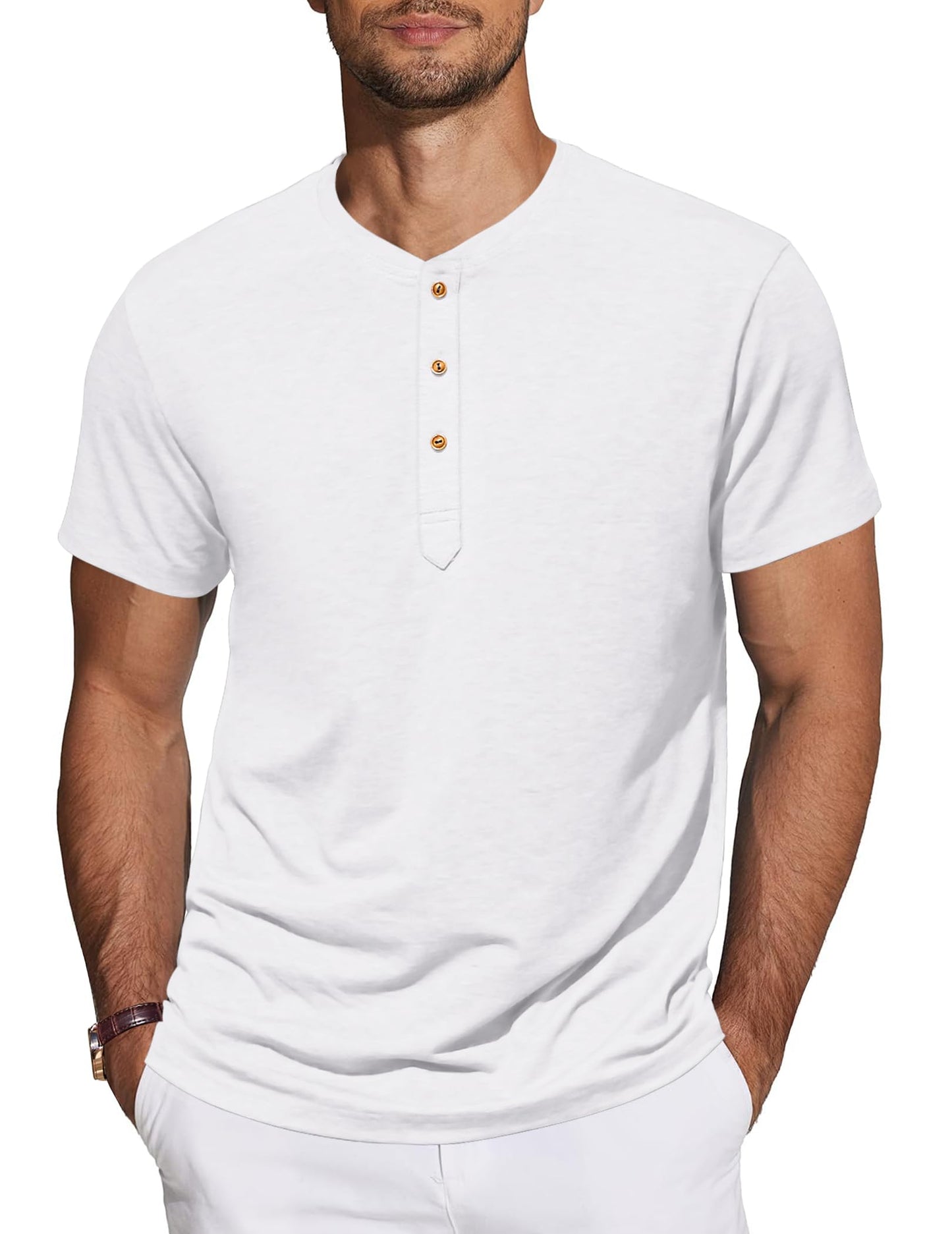 TARAINYA Men's Henley T-Shirt