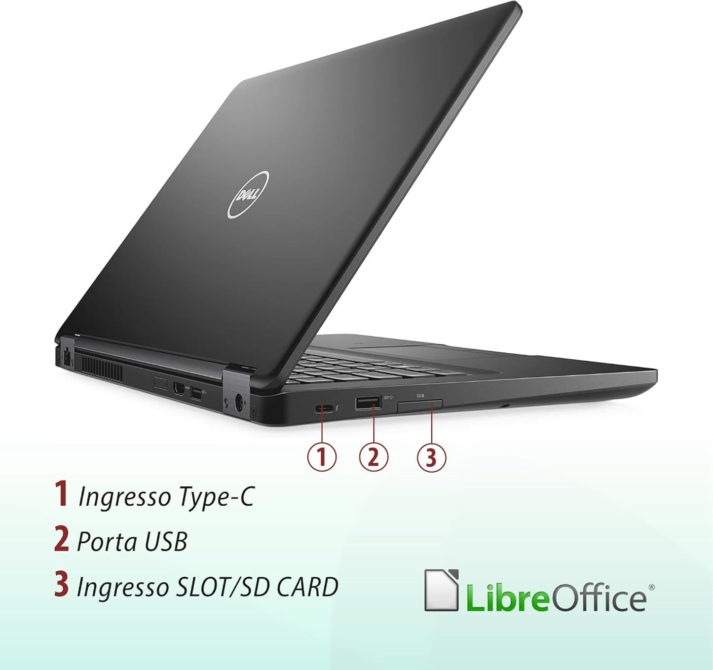 Dell Latitude 5480, 14" HD, Intel Core i5, 8GB RAM, 256GB SSD, Windows 10 Pro