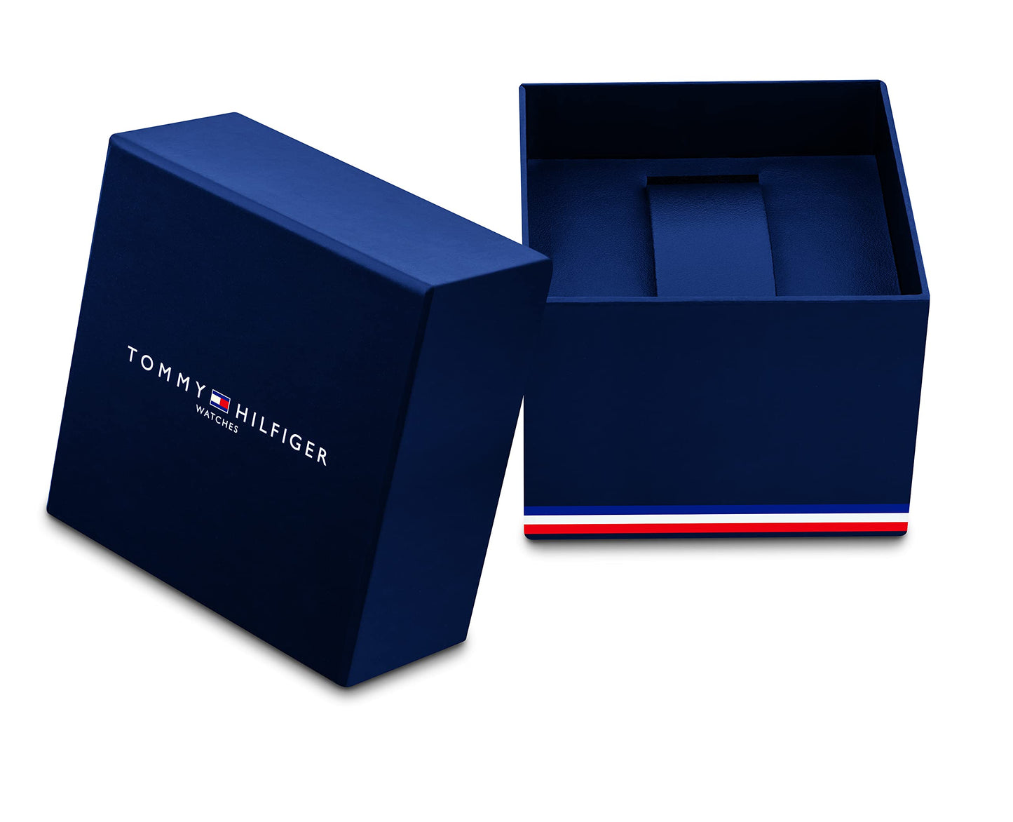 Tommy Hilfiger Multi Zifferblatt Quarz Uhr für Herren mit Silbernes Edelstahl-Mesh-Gliederarmband und Lederarmband