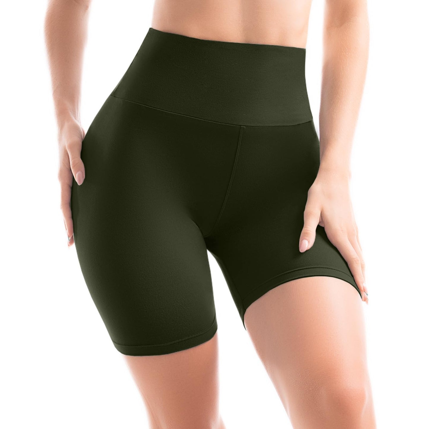 Women's High-Waist Cycling Shorts – Comfortable, Opaque Leggings for Yoga & Fitness