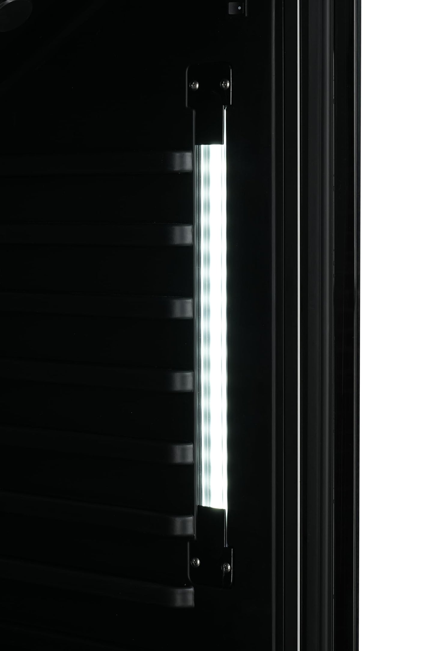 METRO Professional drinks fridge GSC4280, metal/glass, 280 L, ventilated cooling, 210 W, with lock, white (White)