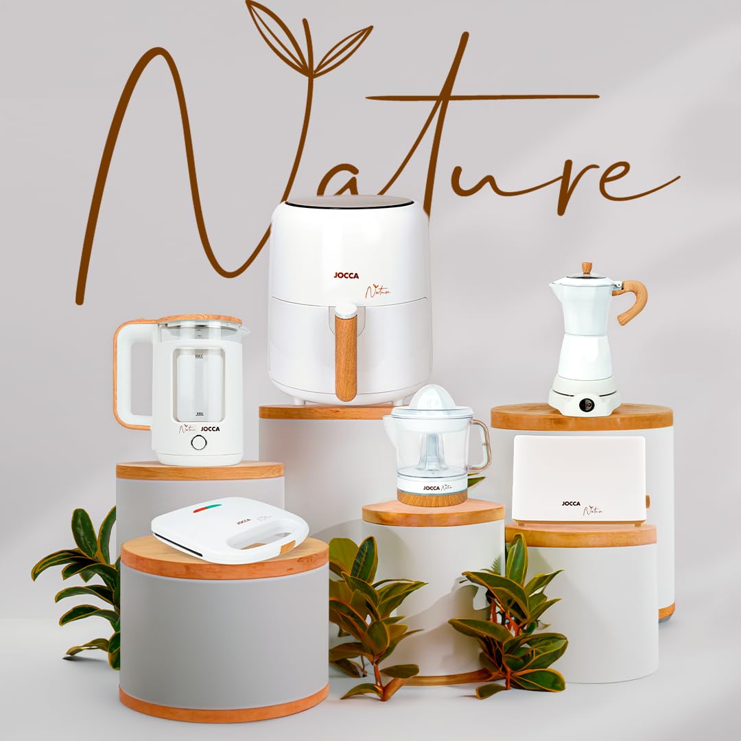 Jocca Heißluftfritteuse Sweet Line, 3,8L Fritteuse, 1450W, 8 Programme, LED Touchscreen, Timer, Rosa