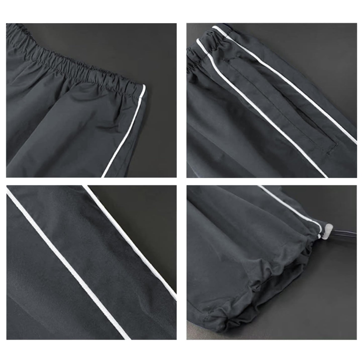 Y2K Women’s Parachute Track Pants – Baggy Cargo Pants