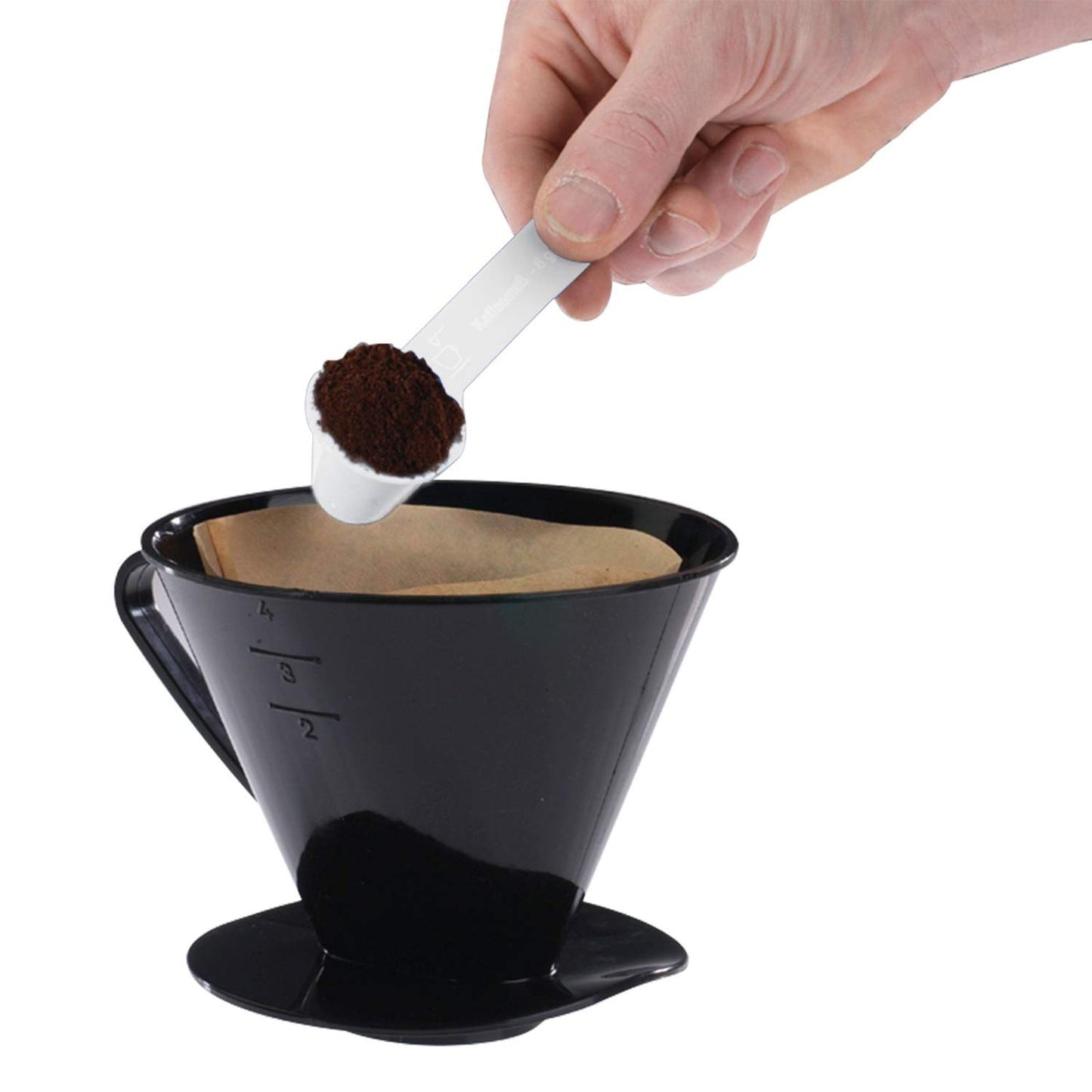 Westmark Kaffeefilter/Filterhalter, Filtergröße 4, Für bis zu 4 Tassen Kaffee, Four
