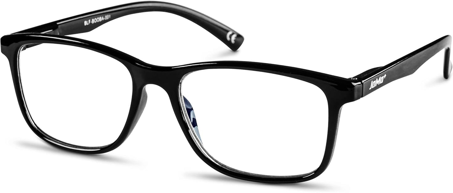 JaMa+ | Das Original | Blaulichtfilter Brille für Damen und Herren - Unisex - inkl. Etui - Blaufilter Brille für PC, TV, Gaming & Handy - UV 400 Schutz - schonend für das Auge