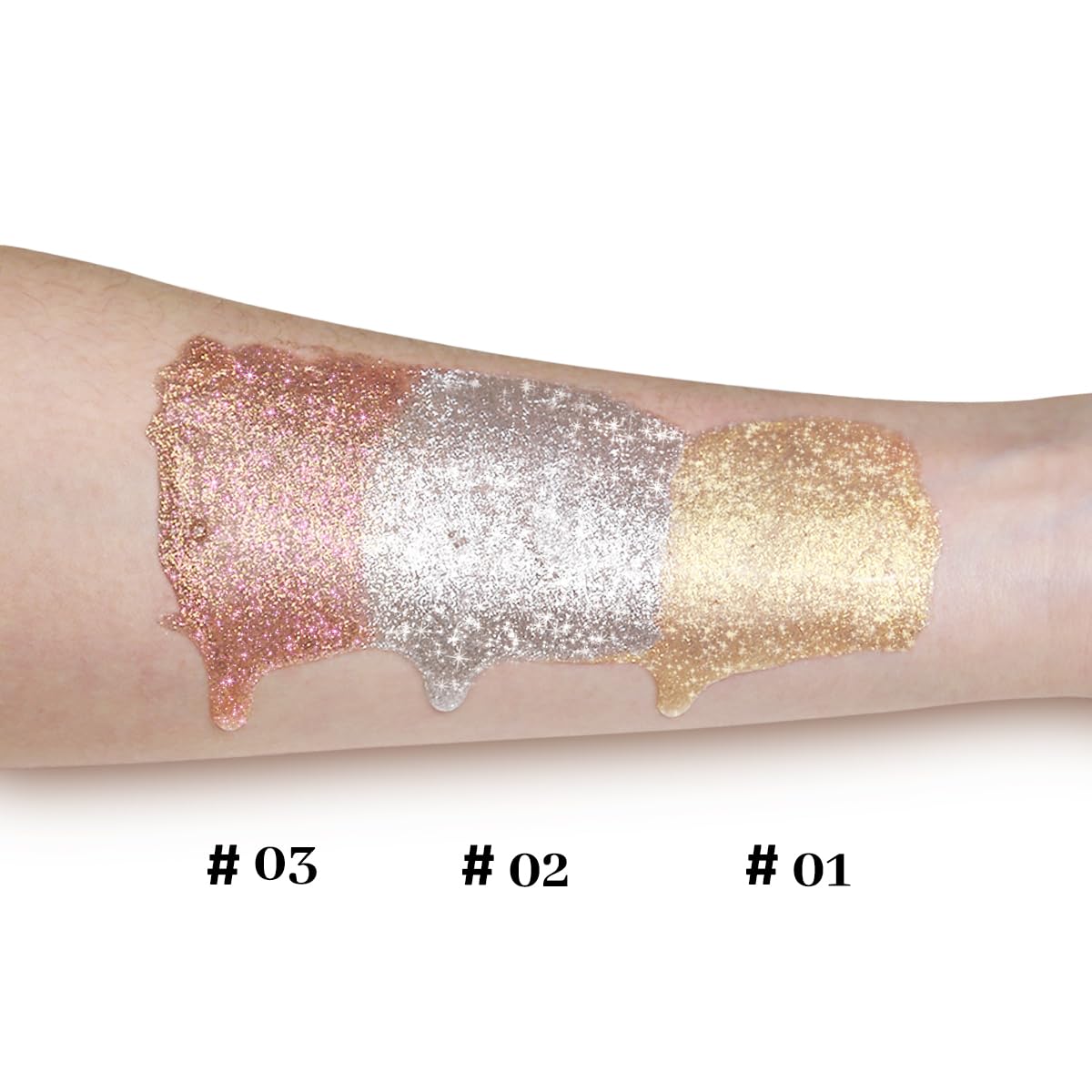 UCANBE Liquid Highlighter – Hydrating Body & Face Luminizer (3 Bottles)