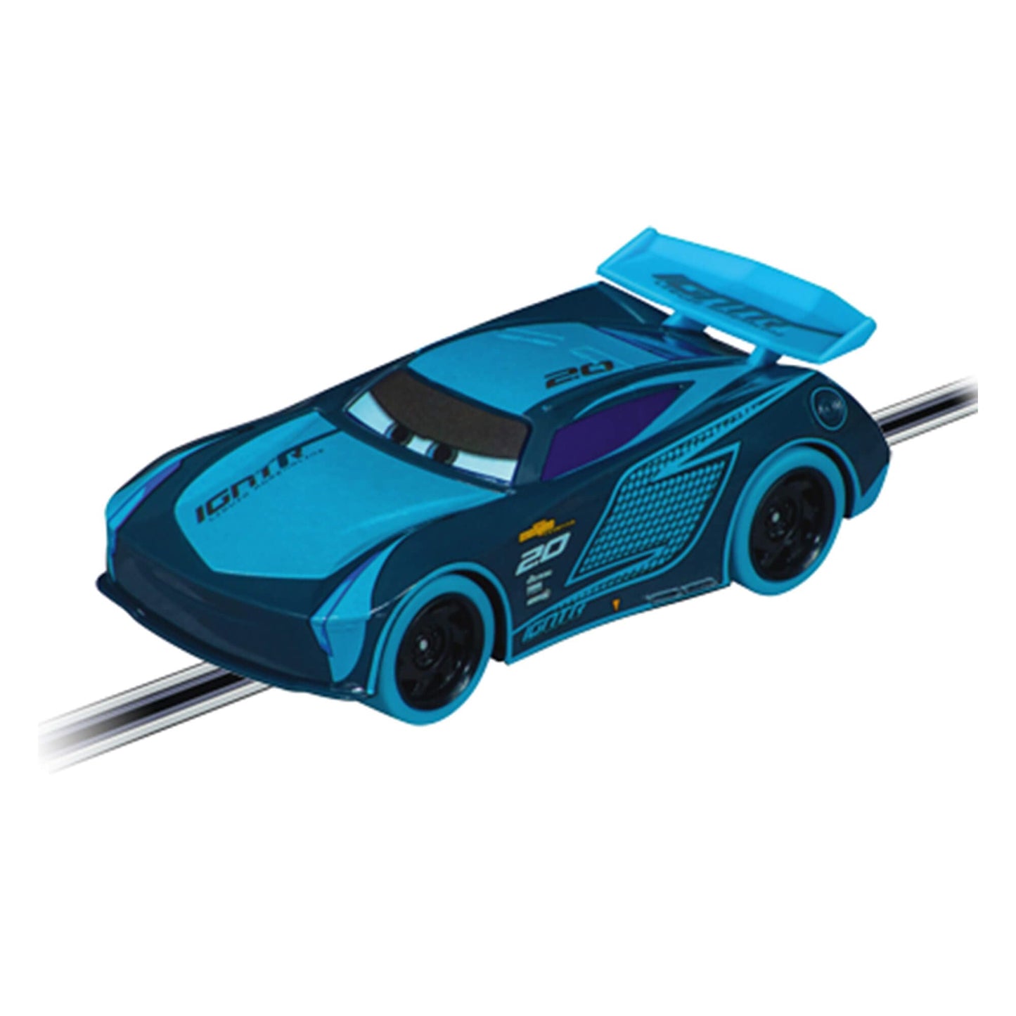 Carrera - 20062477 - Carrera GO!!! Disney Pixar Cars - Neon Nights Rennbahn-Set I Rennbahnen und lizensierte Slotcars | bis zu 2 Spieler | Für Jungs und Mädchen ab 6 Jahren & Erwachsene