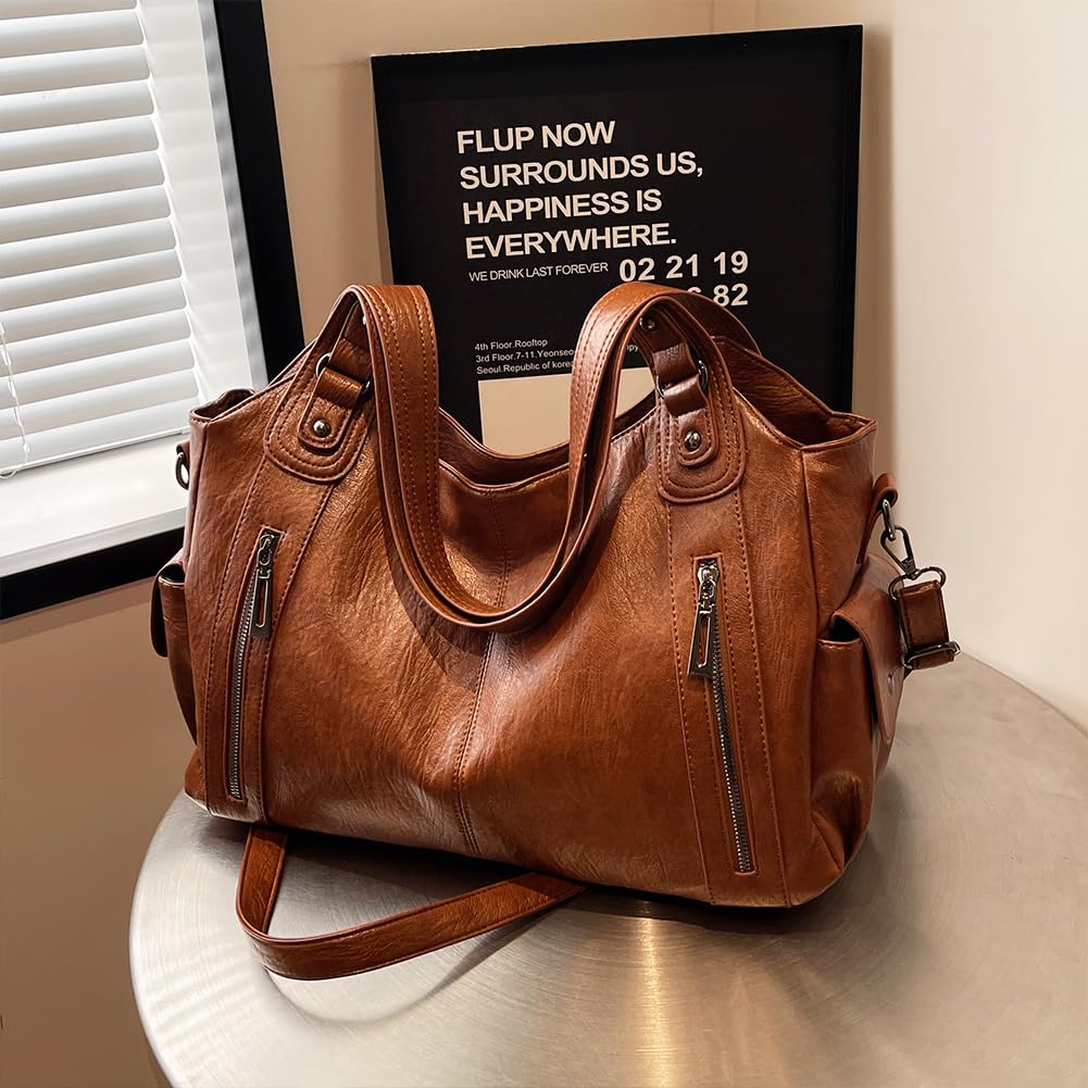 Generish Soft Leather Tote Bag for Women