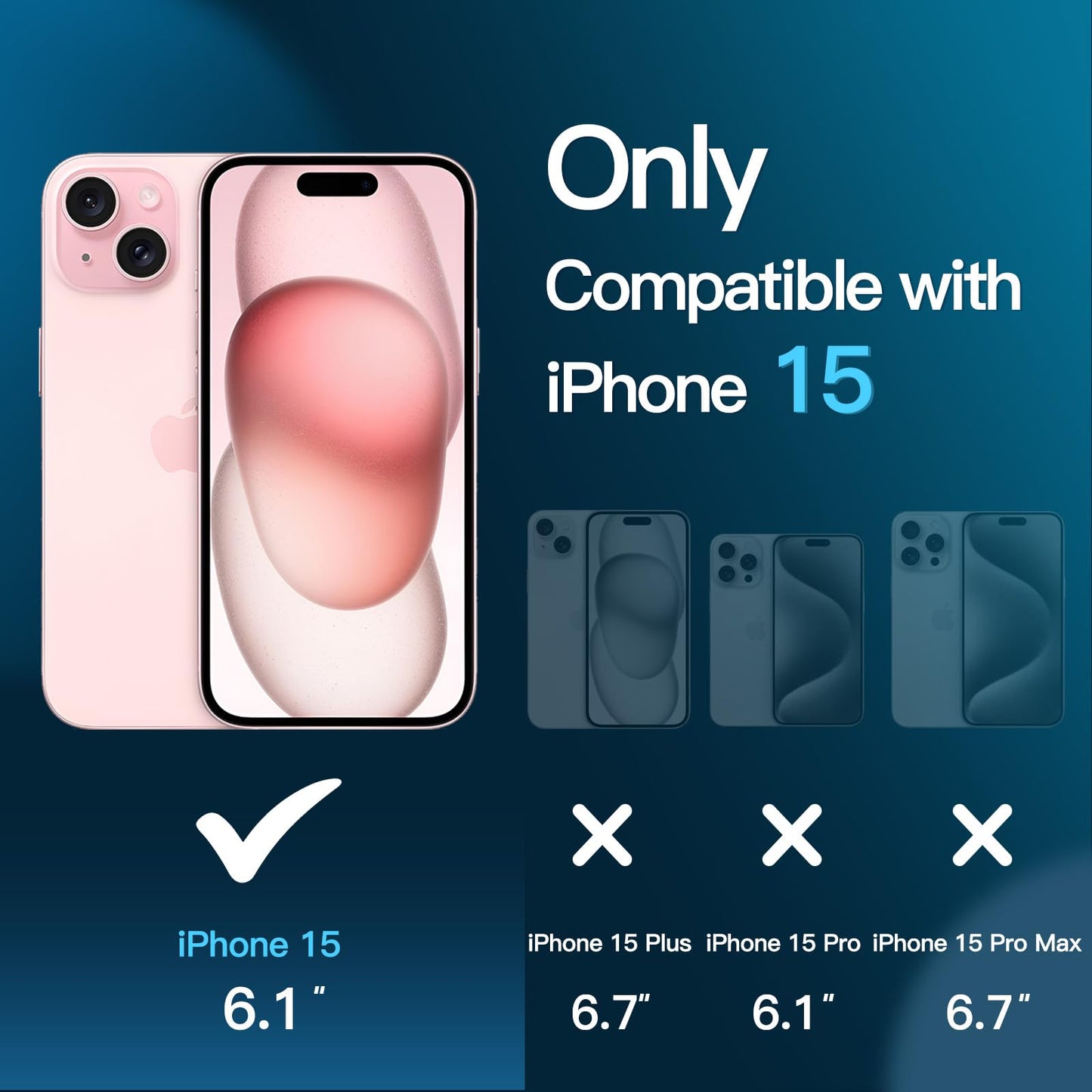 JETech Schutzfolie für iPhone 16e 2025, iPhone 13/13 Pro 6,1 Zoll, Gehärtetes Glas mit Einfaches Installationswerkzeug, Hat Keinen Einfluss auf die Hülle, Panzer HD Klar, 3 Stück