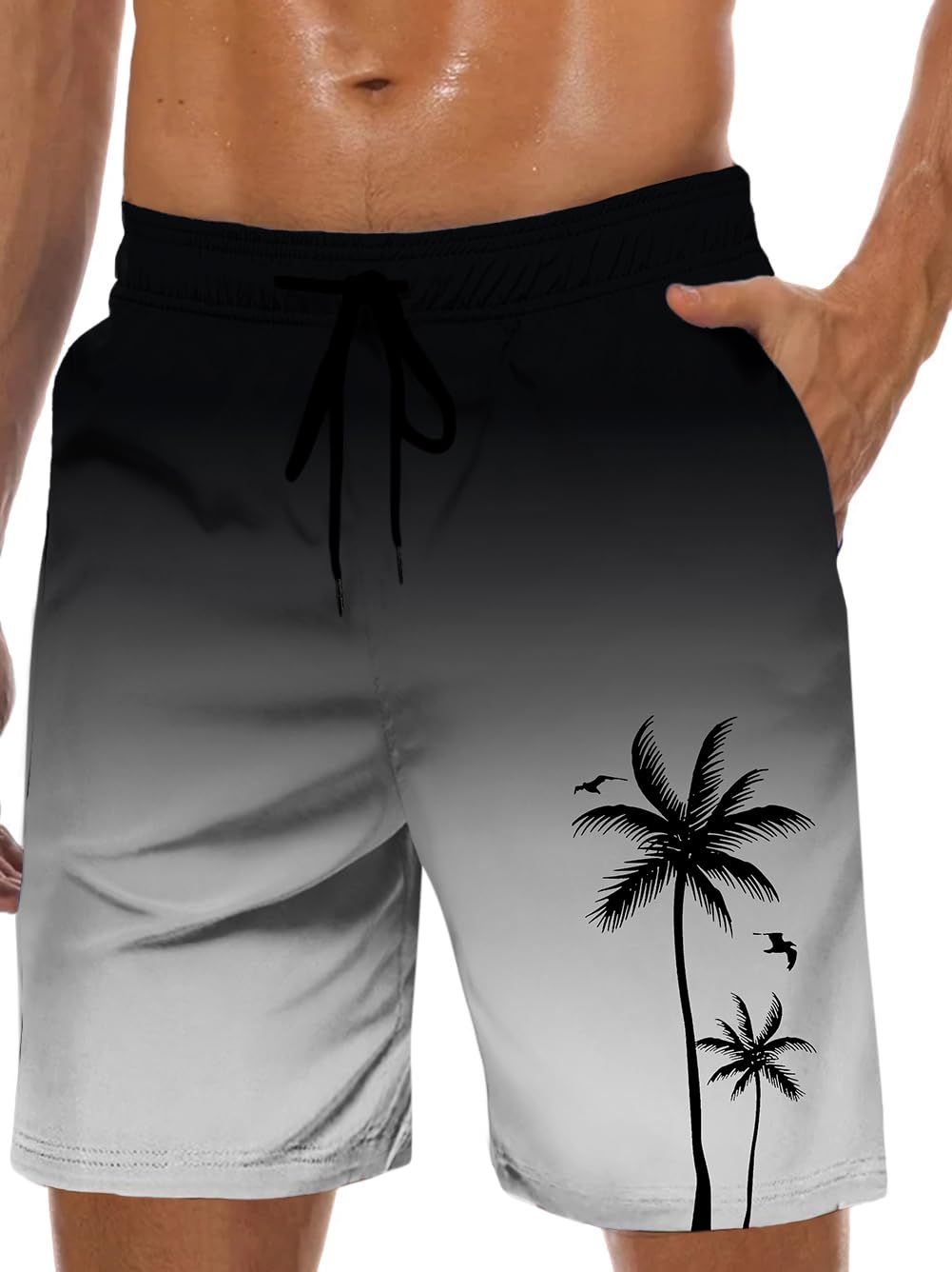 MARZXIN Men’s Quick-Dry Swim Shorts