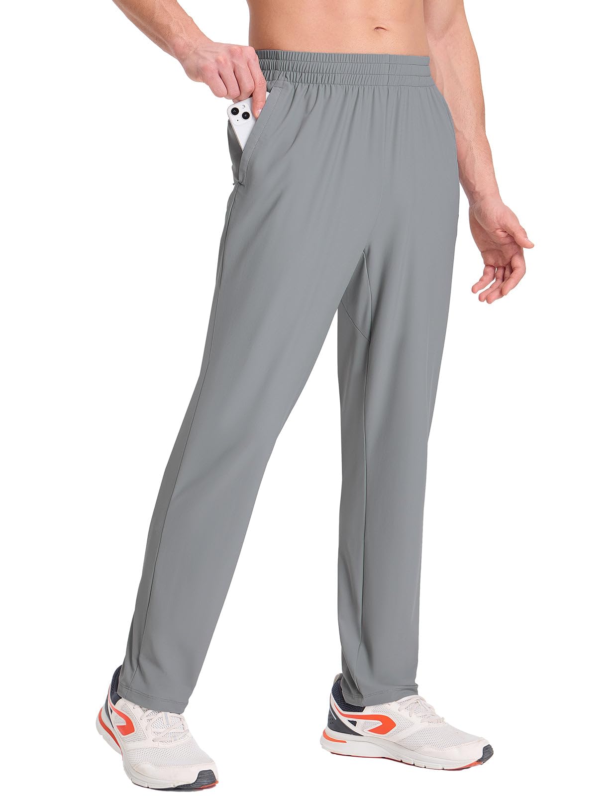 Baleaf Men’s Quick-Dry Joggers – Lightweight Nylon Running Pants