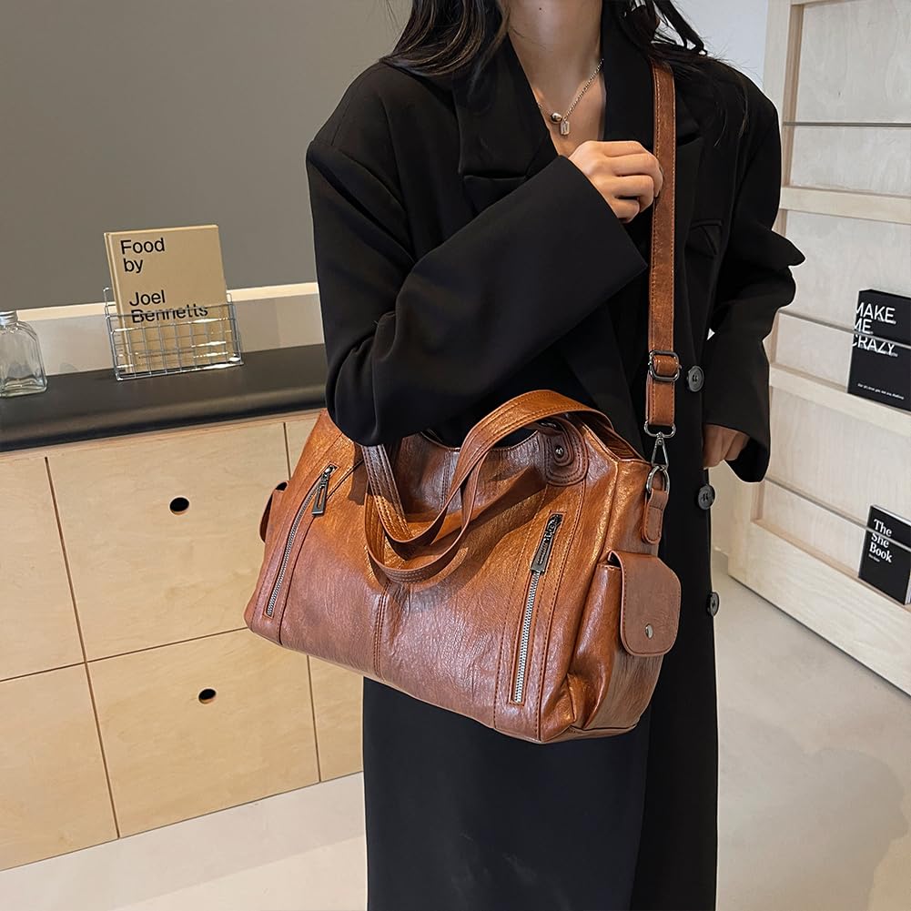 Generish Soft Leather Tote Bag for Women