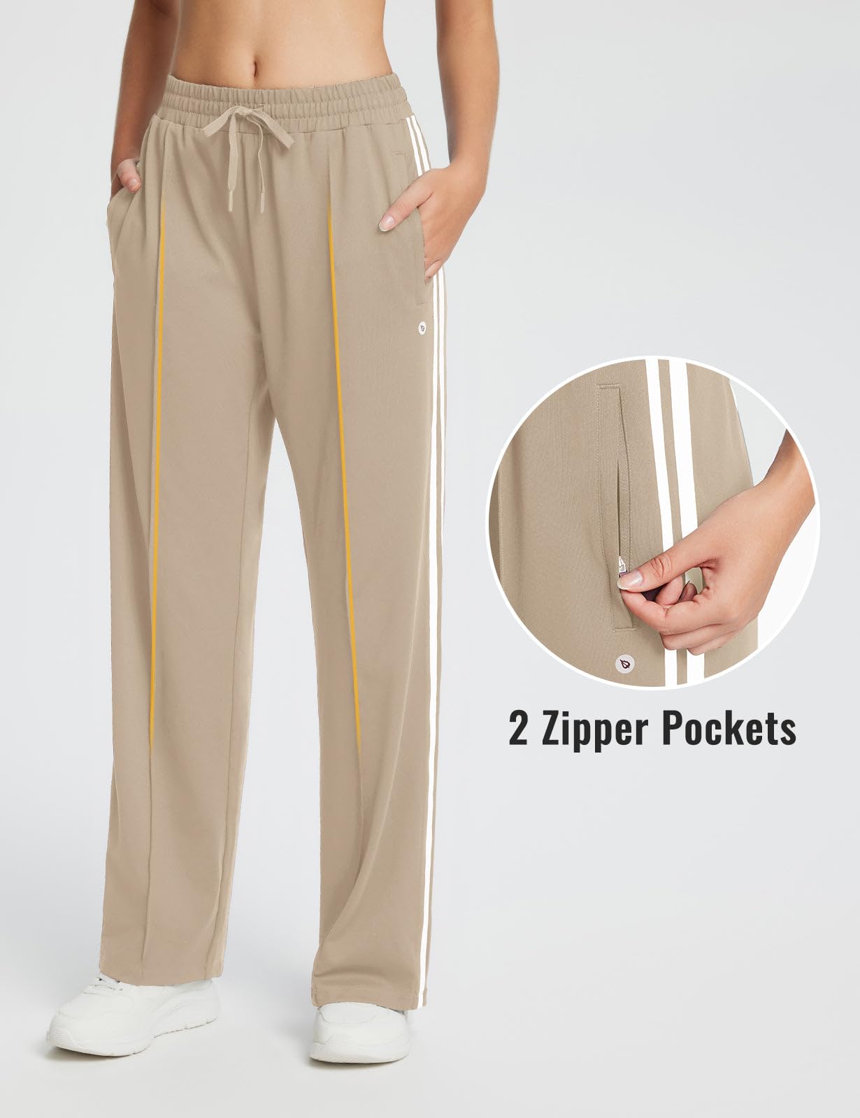 baleaf Women’s Jogging Pants – Straight-Leg Sport Sweatpants