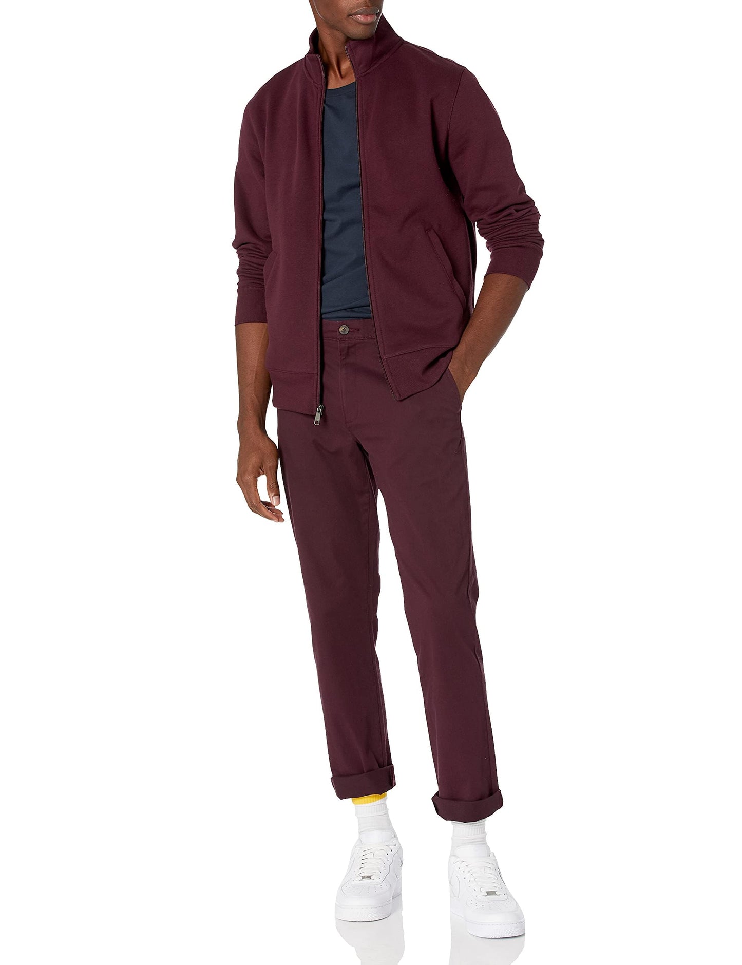 Amazon Essentials Men's Full Zip Fleece Jacket