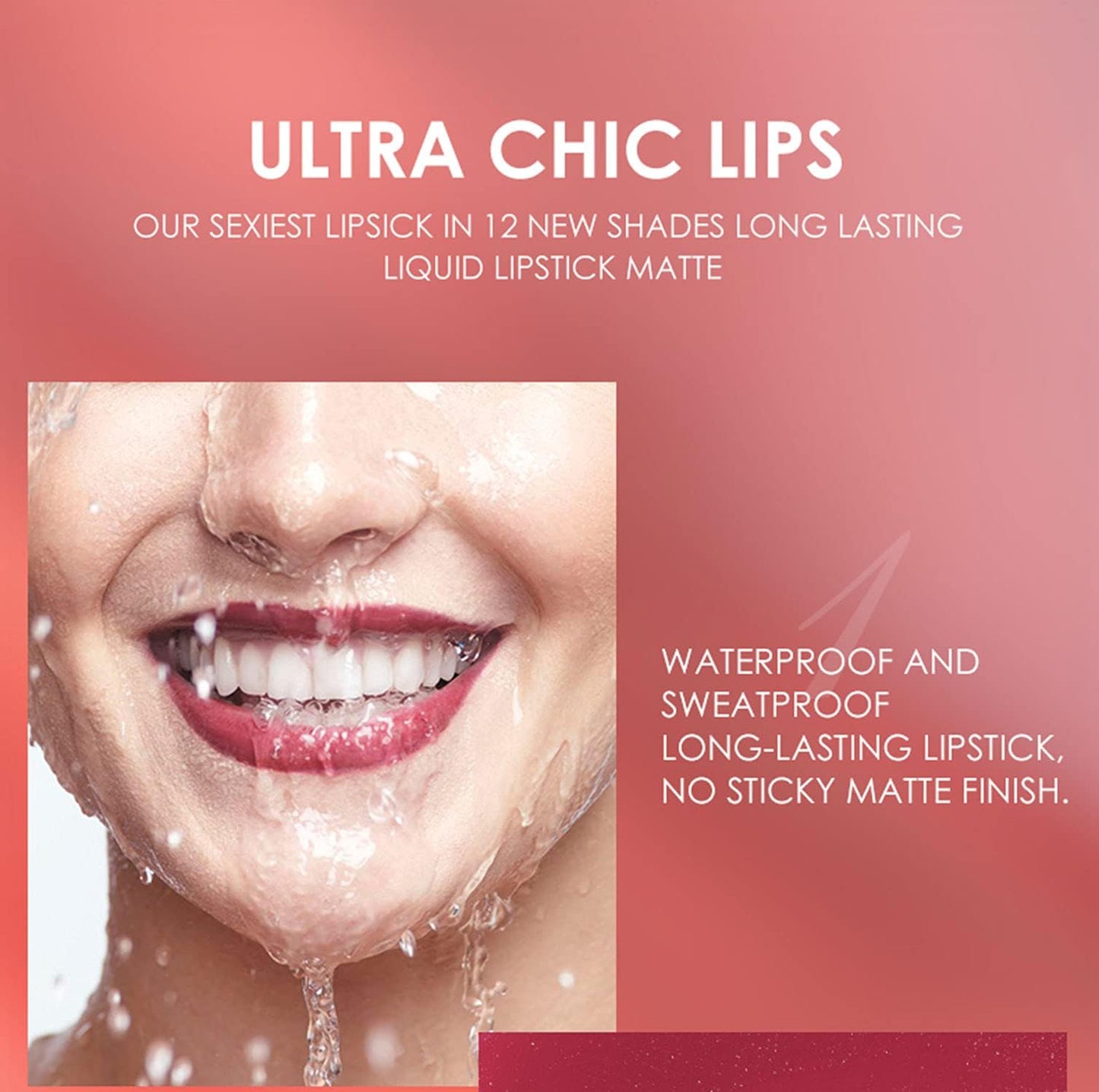 6-Piece Matte Lipstick Lip Liner Set – Long-Lasting Waterproof Non-Fading