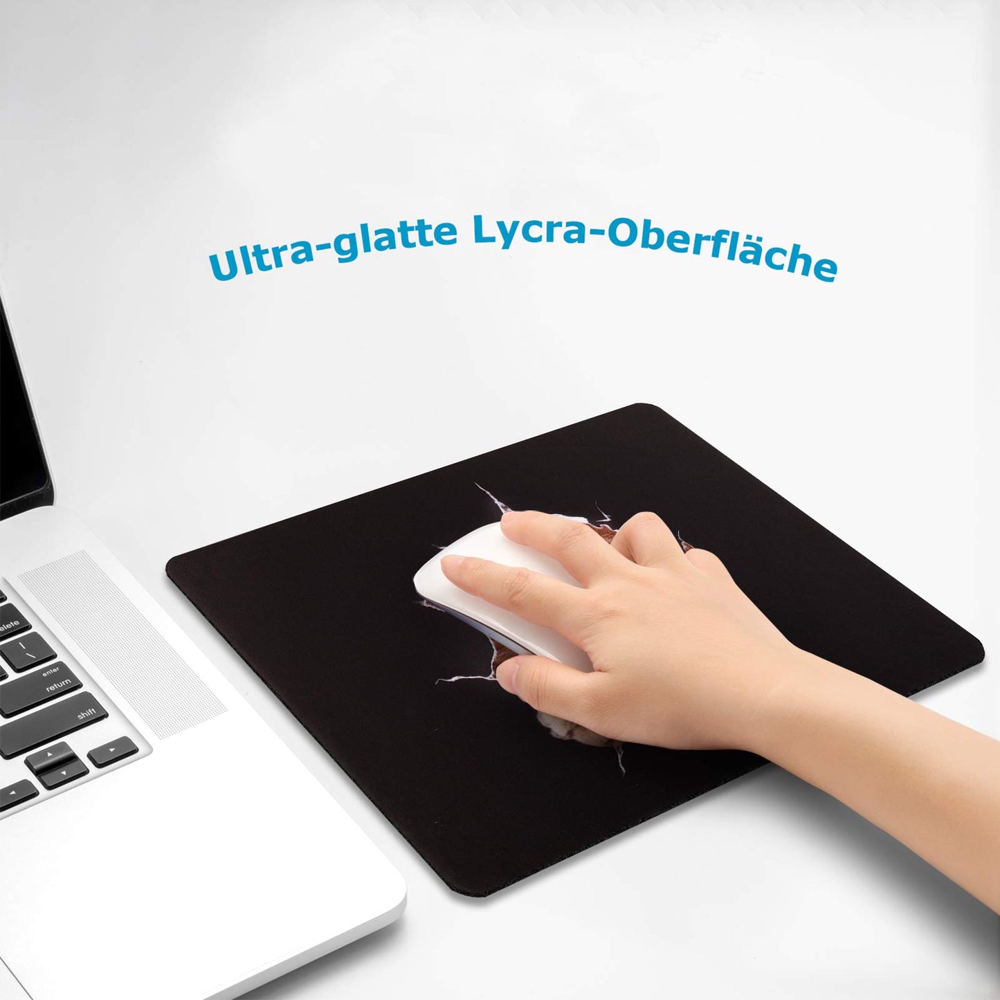 AOKSUNOVA Mauspad Office Mauspad Klein Niedliches Design 24 x 20 x 0,3 cm Mousepad mit Motiv (MF-174)