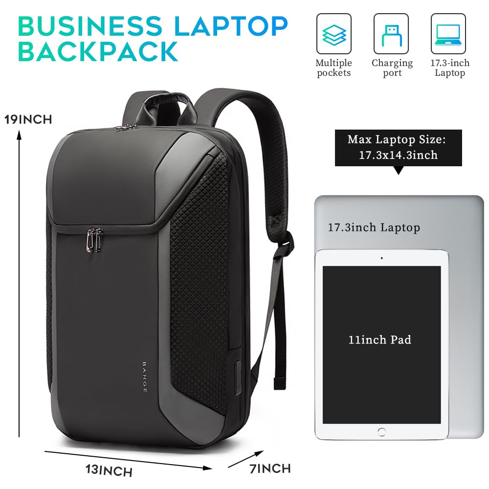 BG FUTURE AESTHETICS BANGE Smart Business Laptop Backpack