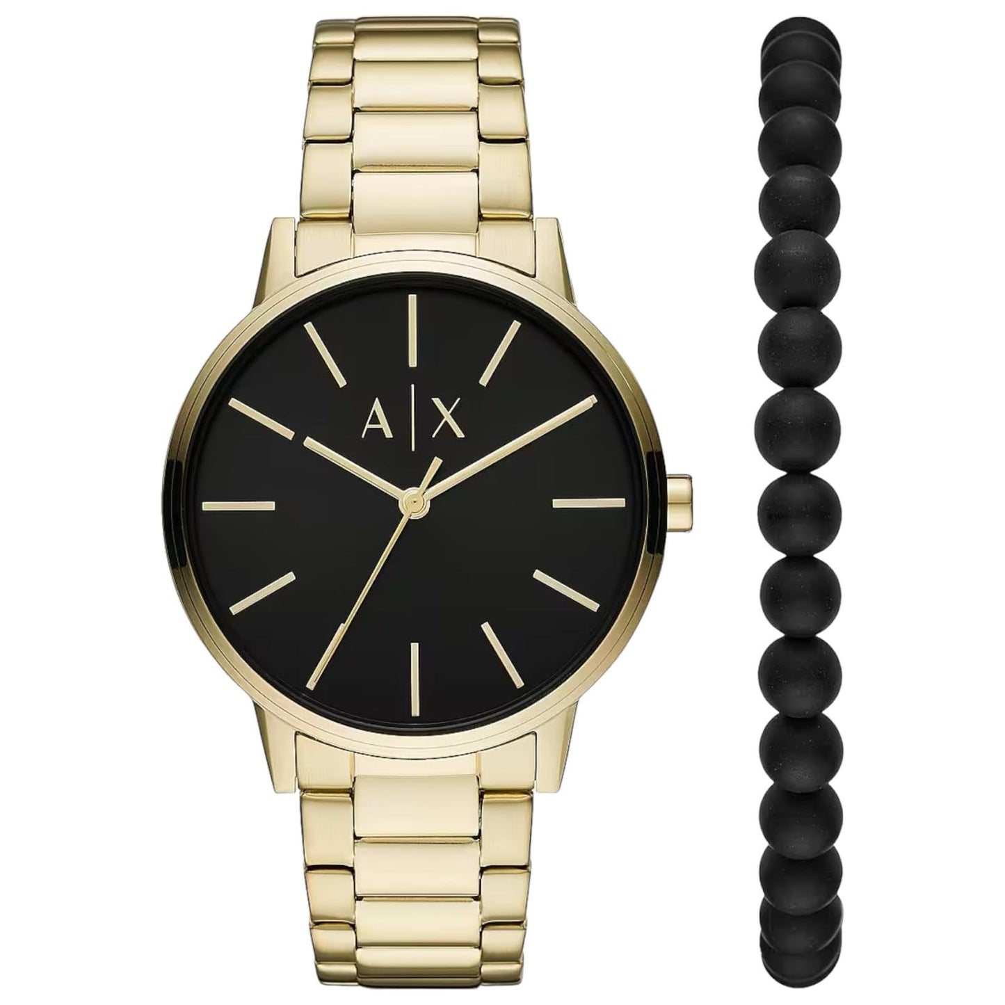 Armani Exchange Watch for Men, Quartz Movement and 42mm Case Size with Stainless Steel, Leather or Silicone Strap