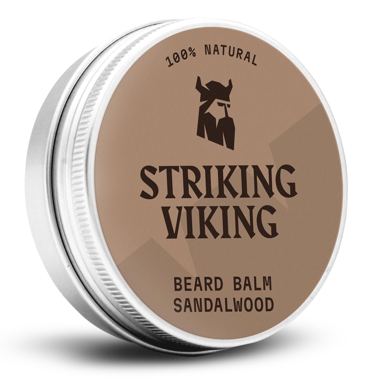 Striking Viking parfümfreier Bartbalsam Männer Vanille – Stylt, stärkt und macht Bärte, Schnurrbärte weich – Bartpflege mit Sheabutter, Teebaum, Argan & Jojobaöl - Bartglättungscremes - Bart Balm