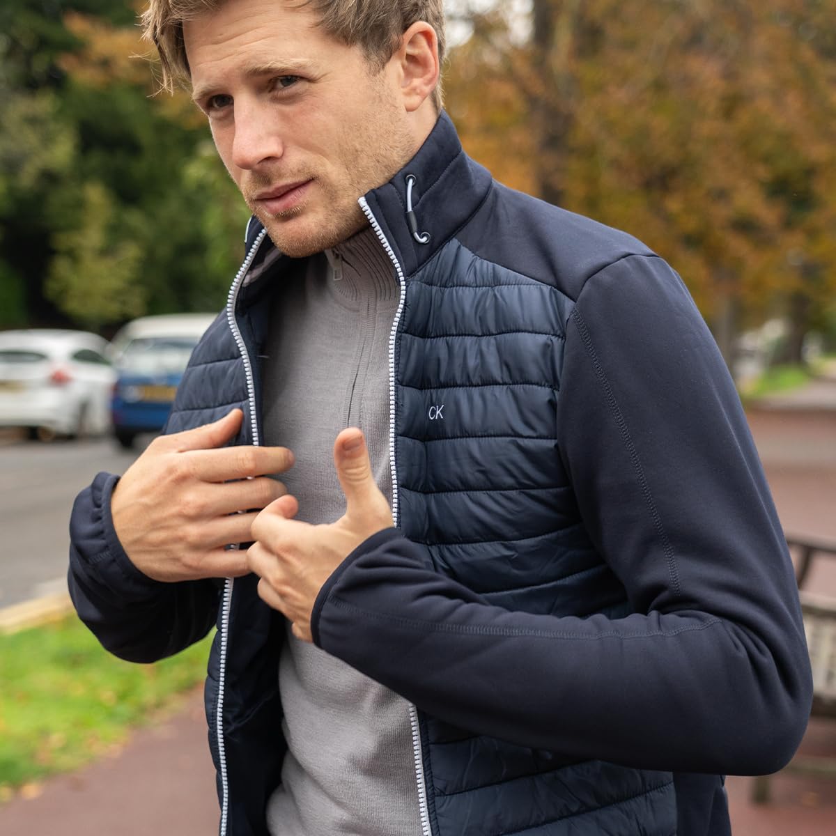 Calvin Klein Men’s CK Hybrid Insulate Jacket
