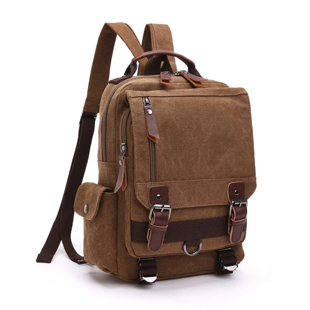 LOSMILE Vintage Canvas Backpack for Men & Women