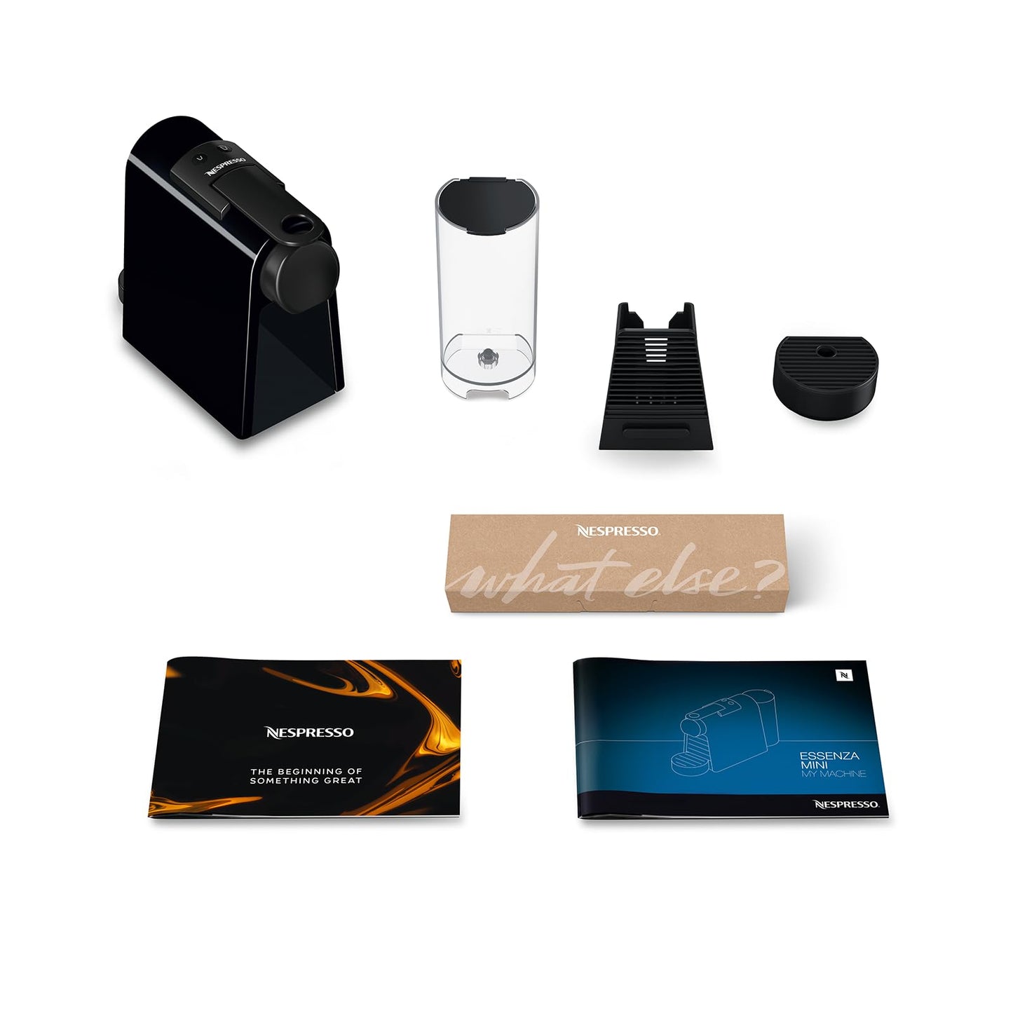Nespresso De'Longhi Essenza Mini EN 85.R Kaffeekapselmaschine, Welcome Set mit 7 Kapseln in unterschiedlichen Geschmacksrichtungen, 19 bar Pumpendruck, Platzsparend, 0,6 l, Rot