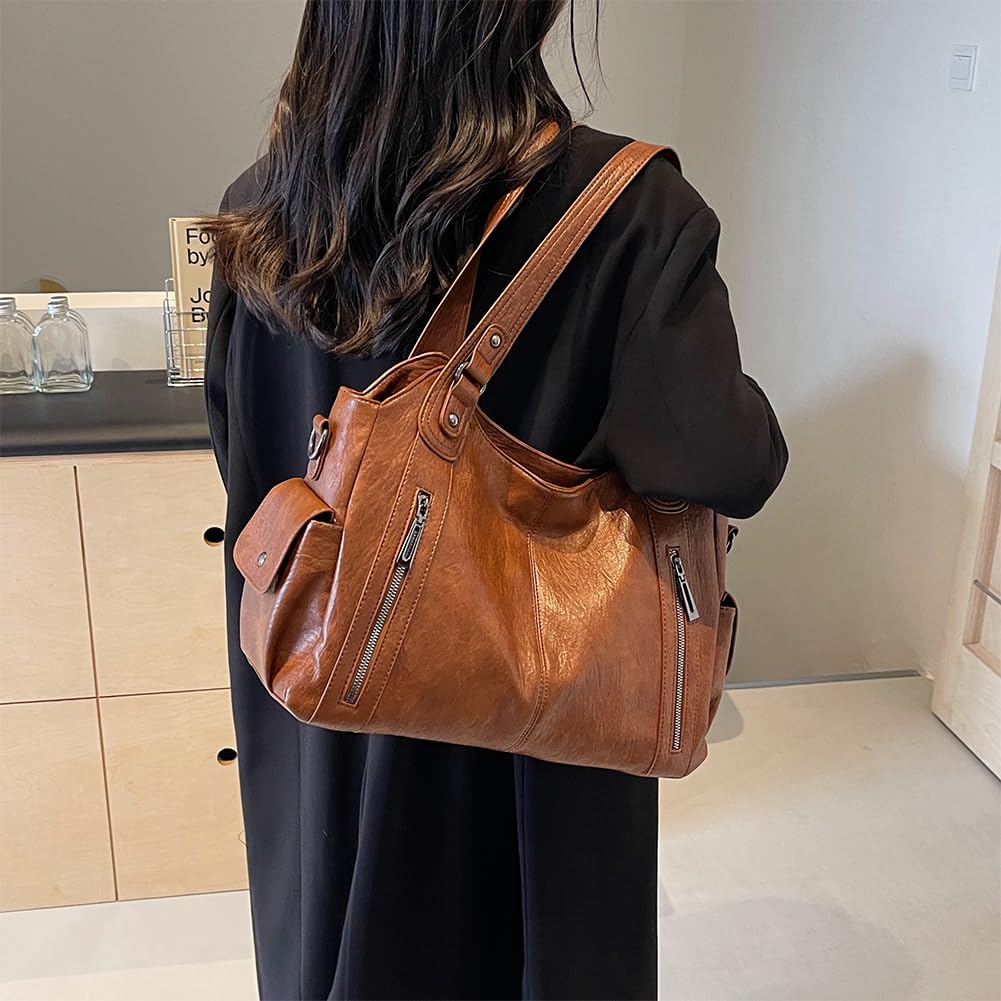 Generish Soft Leather Tote Bag for Women