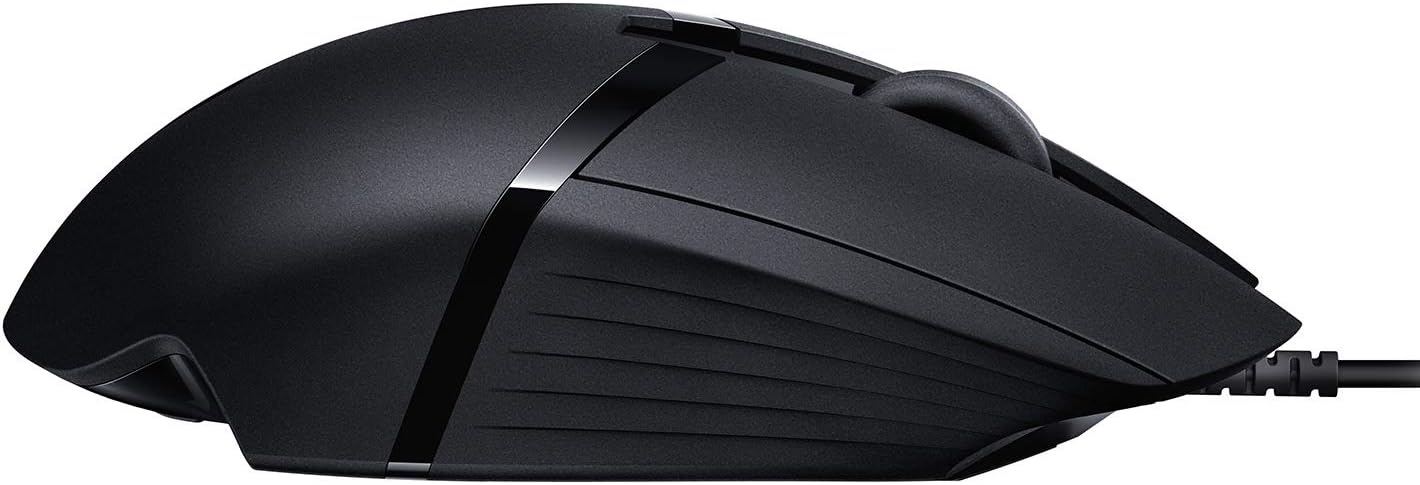 Logitech G402 Hyperion Fury Gaming-Maus mit 4K DPI optischem Sensor, 8 programmierbare Tasten, Taste zur DPI-Umschaltung, 32-Bit-ARM-Prozessor, Leichtgewicht, PC/Mac - Schwarz