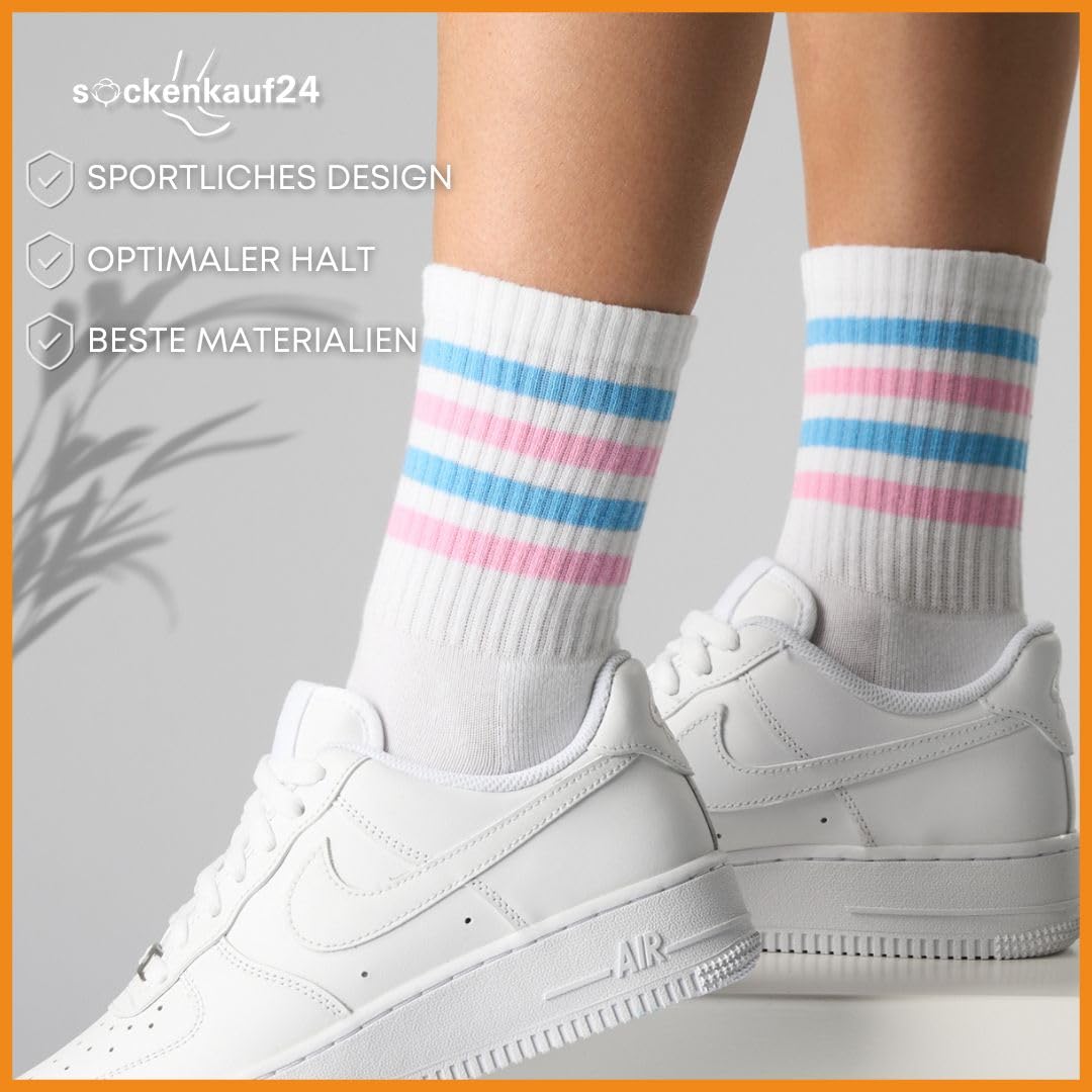 Women's Tennis Socks (6 Pairs) Sports Socks with Reinforced Heel & Toe