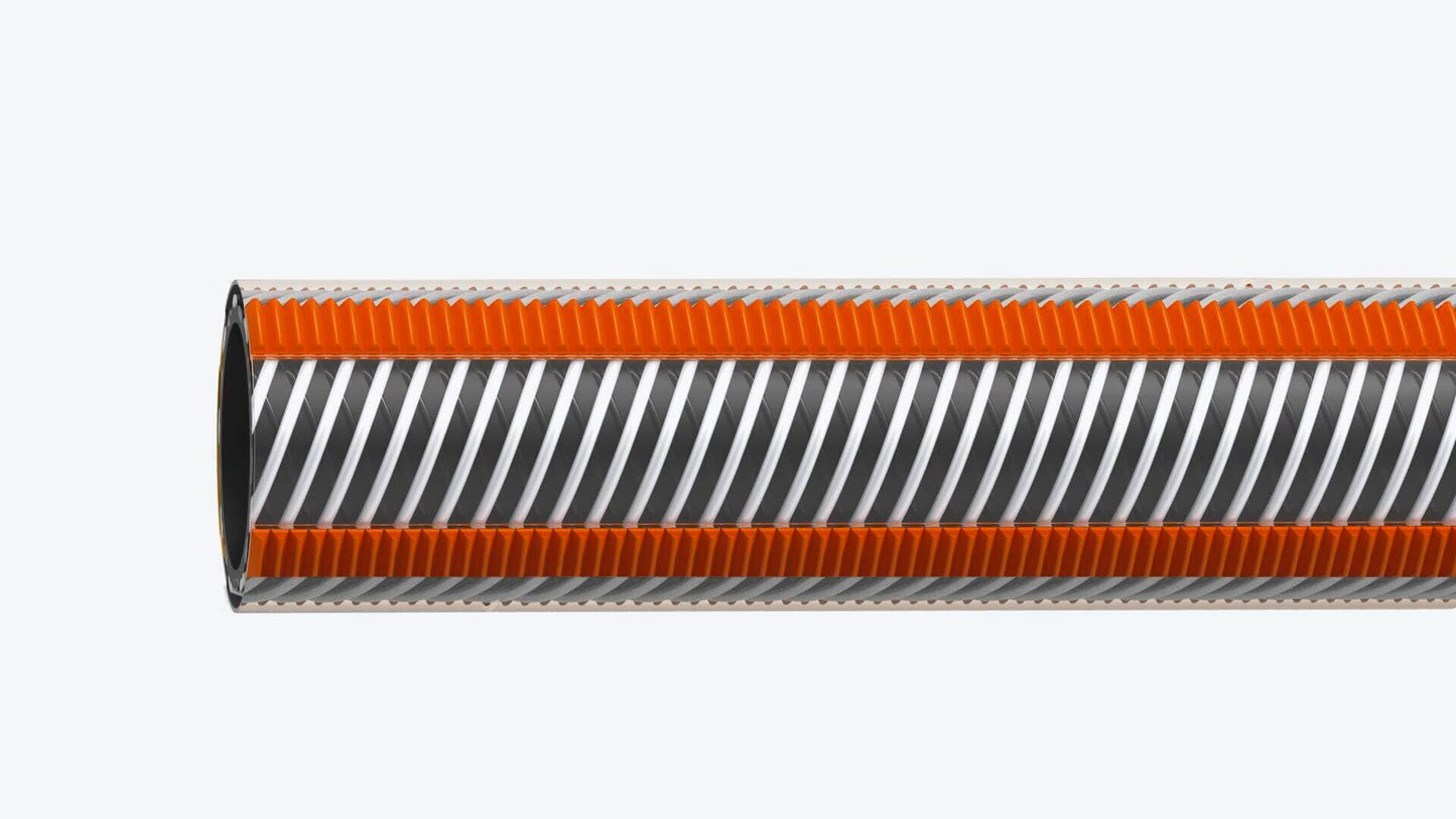 Gardena Premium SuperFLEX Schlauch 13 mm (1/2 Zoll), 30 m: Gartenschlauch mit Power-Grip-Profil, 35 bar Berstdruck, hochflexibel, formstabil, UV-beständig (18096-20) schwarz