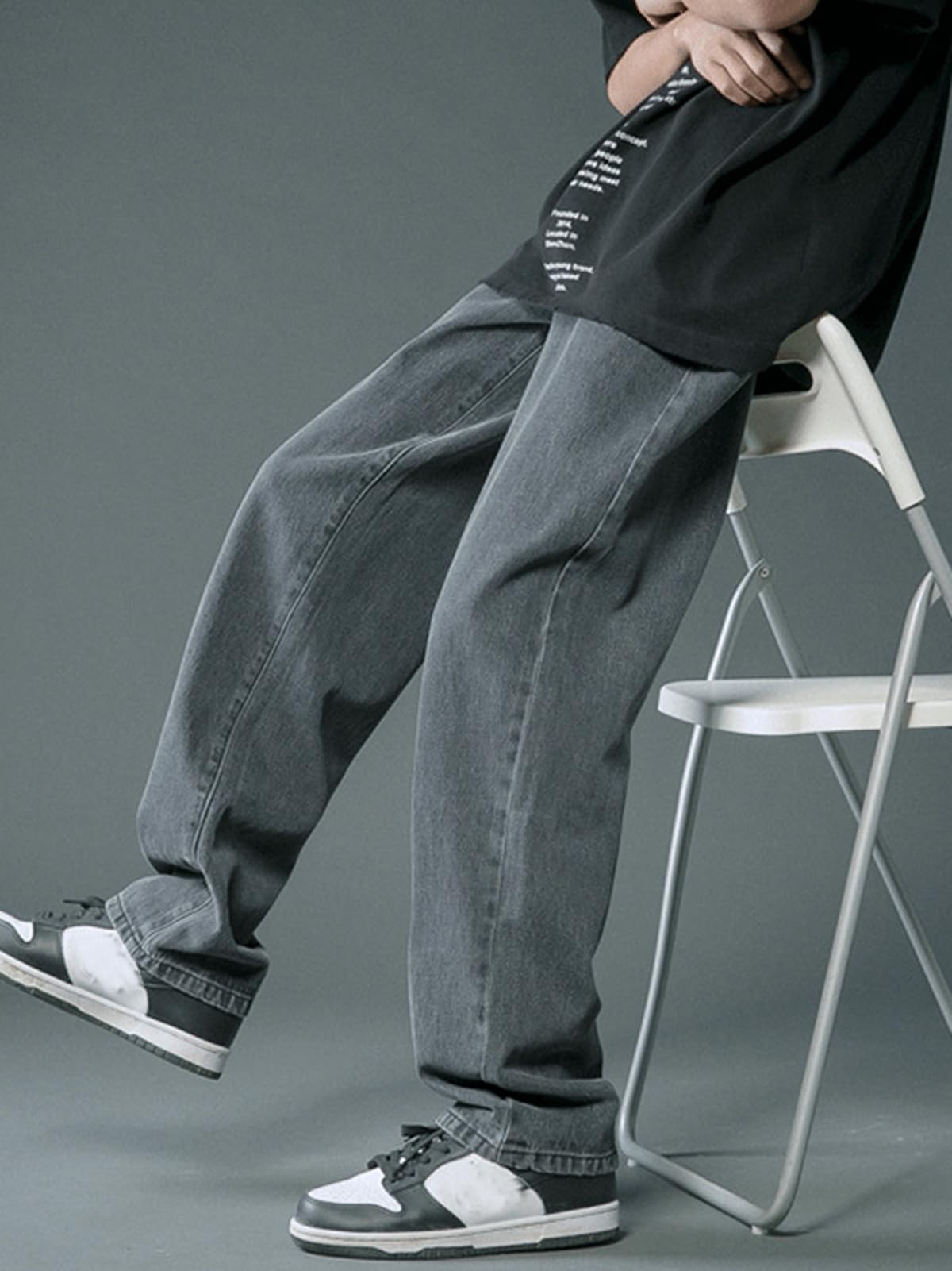 WANLAI Men’s Y2K Baggy Jeans