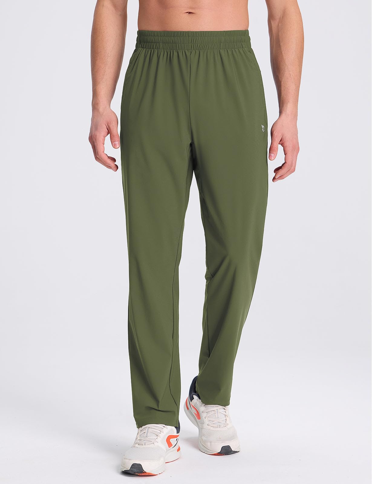 Baleaf Men’s Quick-Dry Joggers – Lightweight Nylon Running Pants