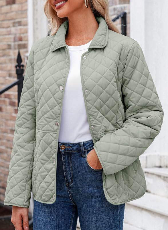 Dokotoo Women’s Quilted Winter Jacket – Warm Puffer Coat with Pockets