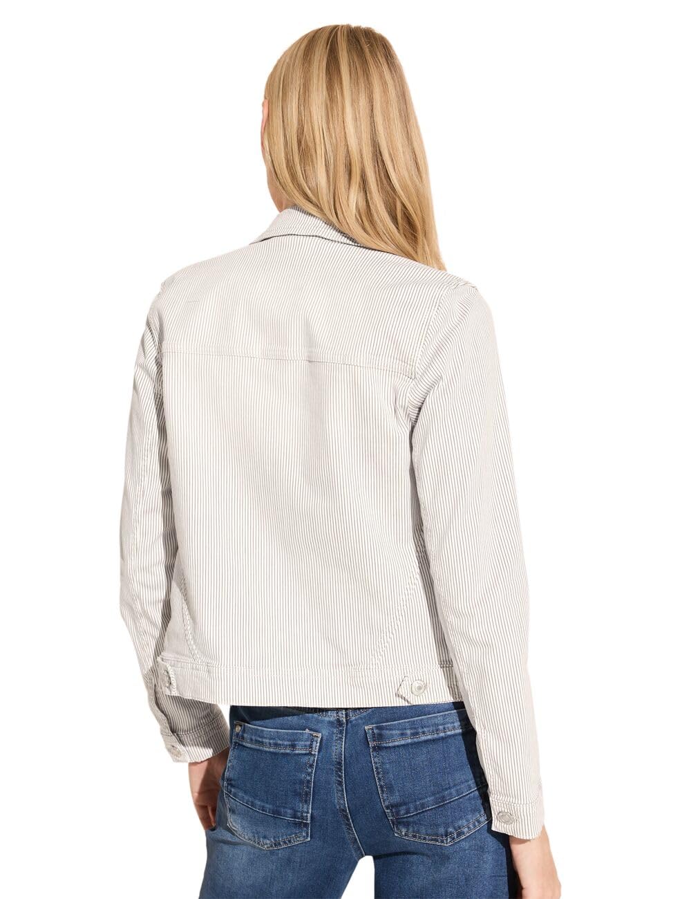 Street One Women’s Striped Denim Jacket