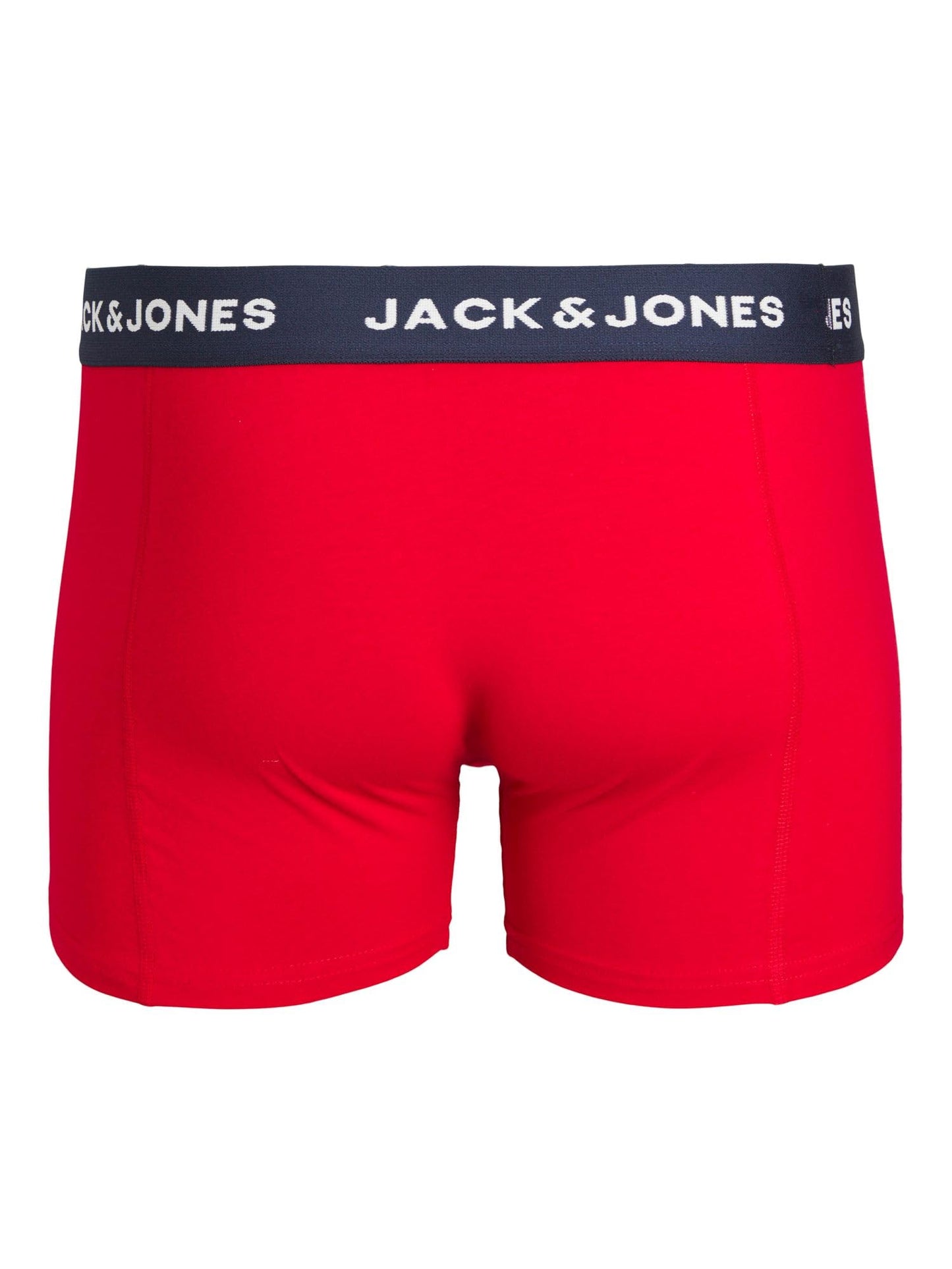 JACK & JONES Men's Boxer Shorts – 3-Pack Solid Color Trunks