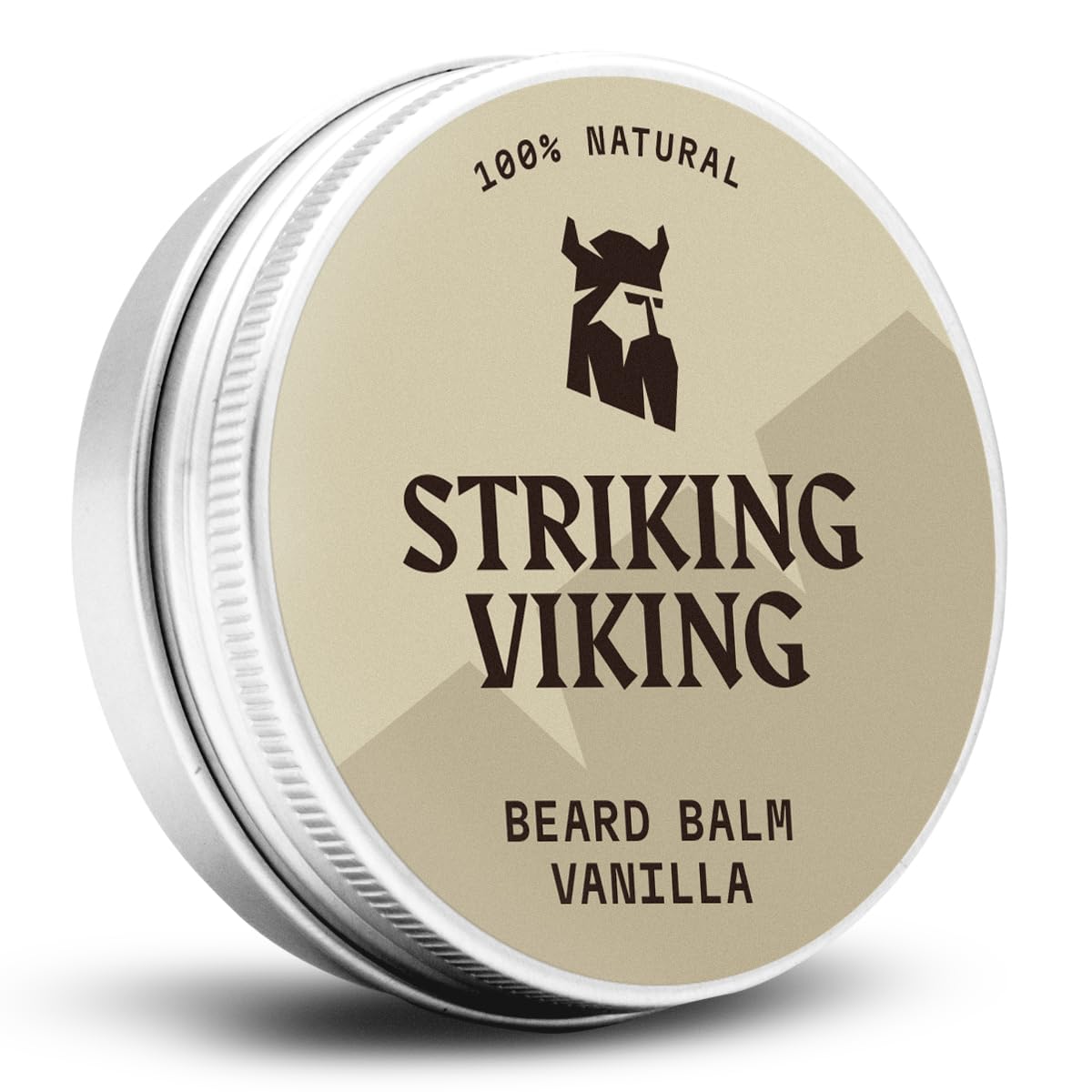 Striking Viking parfümfreier Bartbalsam Männer Vanille – Stylt, stärkt und macht Bärte, Schnurrbärte weich – Bartpflege mit Sheabutter, Teebaum, Argan & Jojobaöl - Bartglättungscremes - Bart Balm