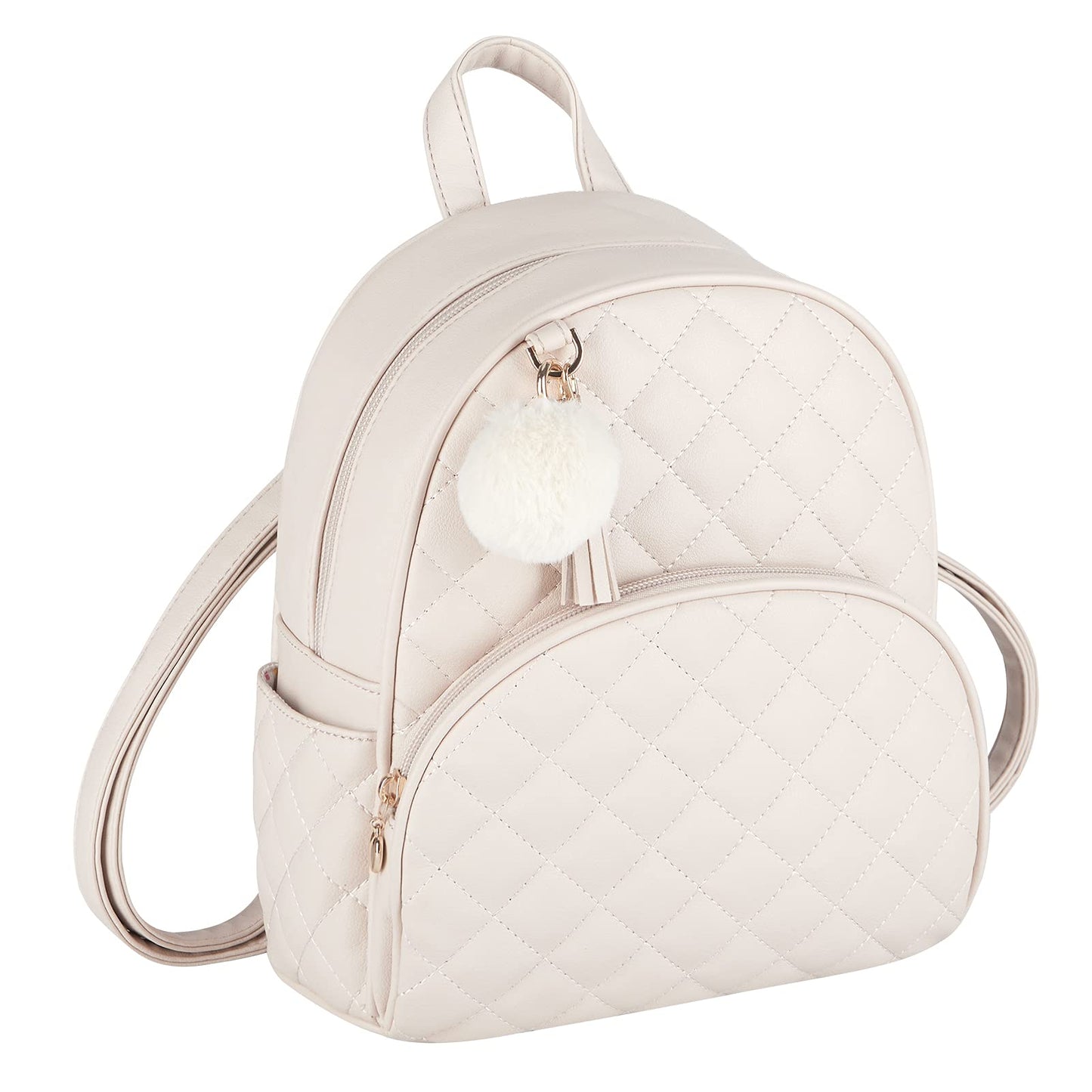 ECOSUSI Quilted Mini Backpack for Women