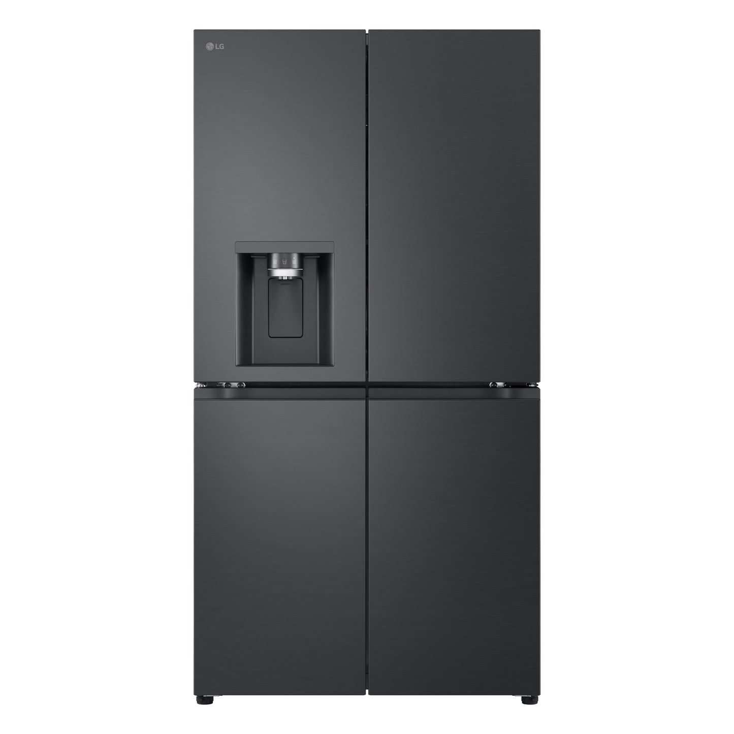 LG GML861EPPE Side by Side Slim Refrigerator, Class E, 506 L, Multi-Door Refrigerator with Freezer, Ice, Crushed Ice and Water Dispenser with UVnano, Total NoFrost, Smart Inverter Compressor, Wi-Fi