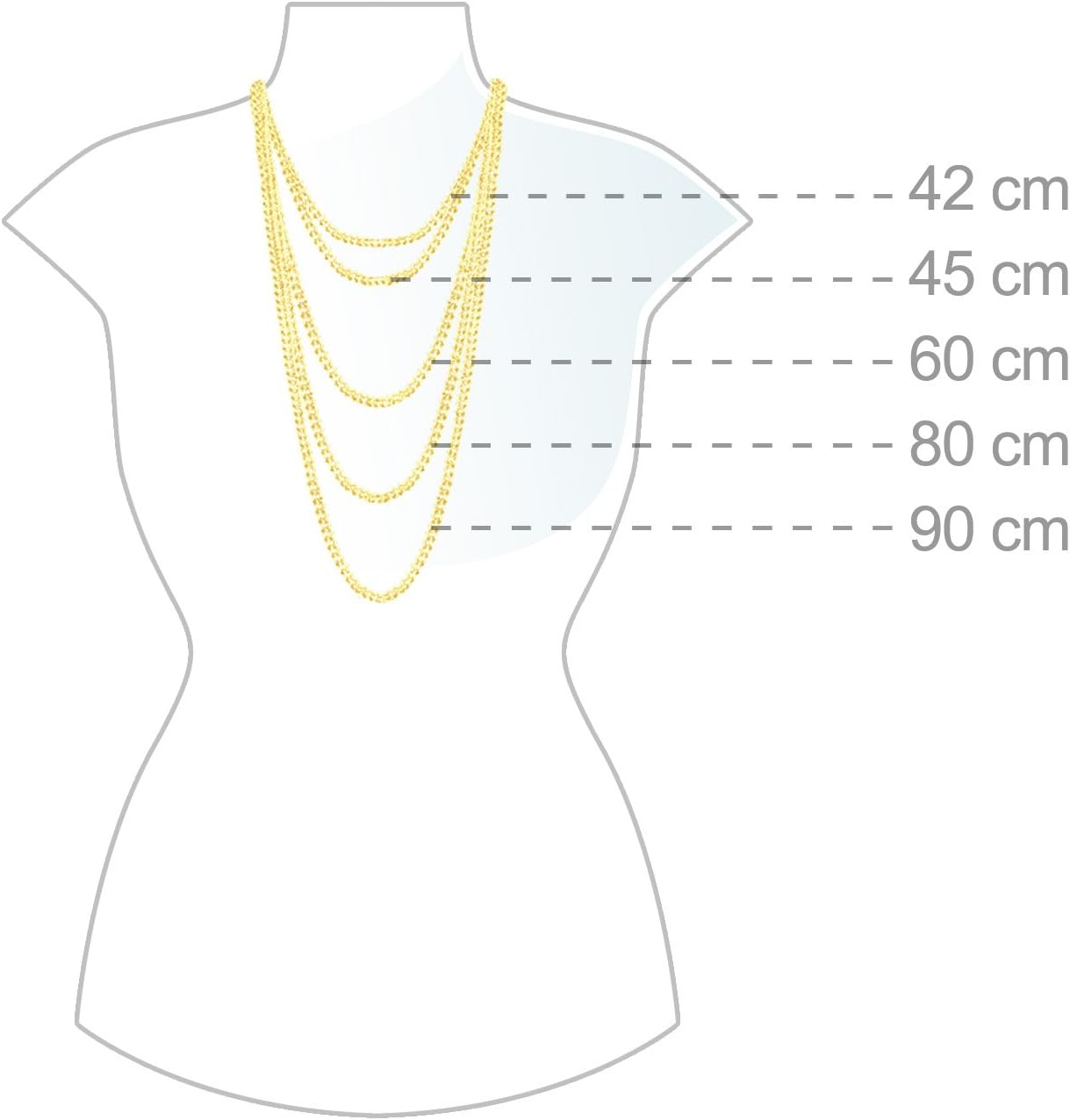 Elli Women's Y-Chain Necklace with Crystals