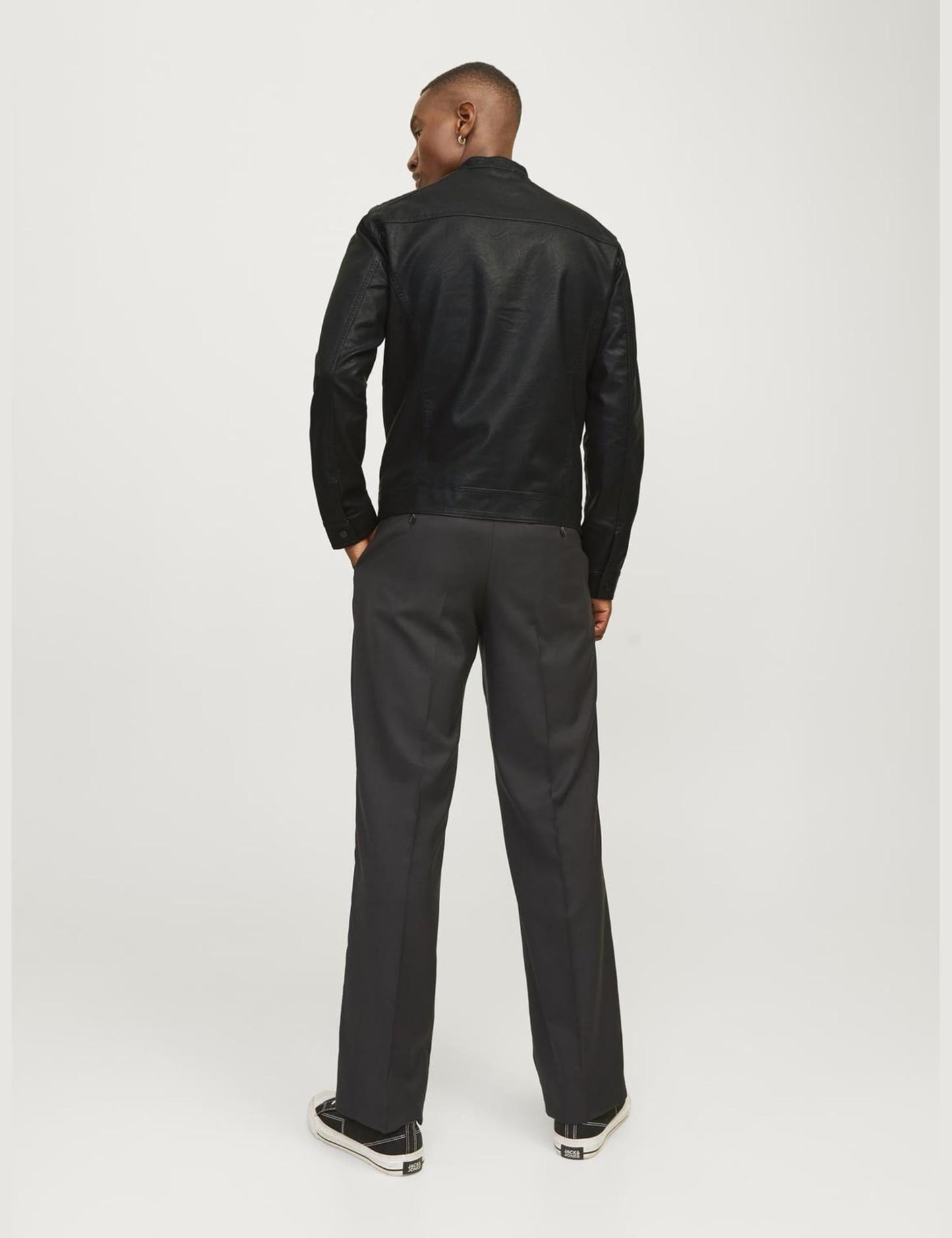 JACK & JONES Men's Faux Leather Jacket