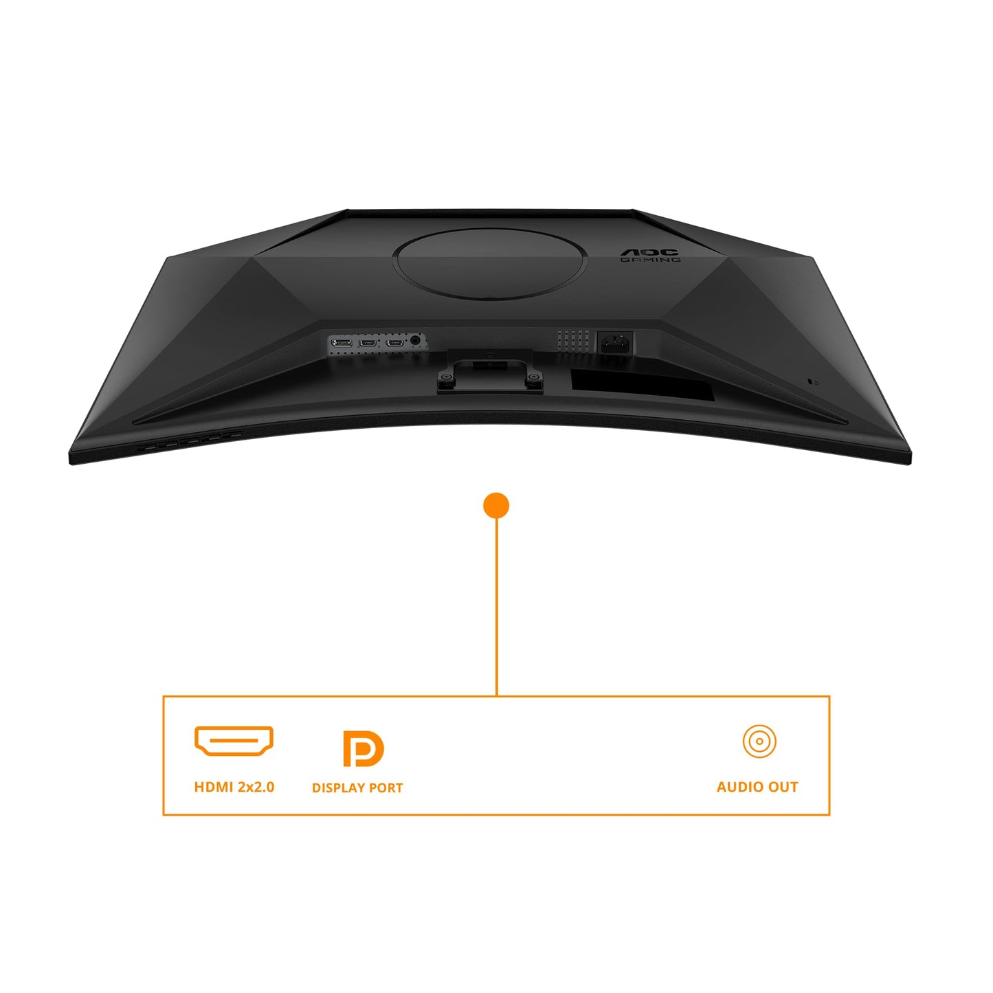 AOC Gaming CU34G2XPD – 34-Zoll-WQHD-Curved-Monitor, 180 Hz, schnelle VA, 1 ms GTG, FreeSync Premium, HDR400, höhenverstellbarer Standfuß (3440 x 1440, HDMI, DisplayPort, USB-Hub)