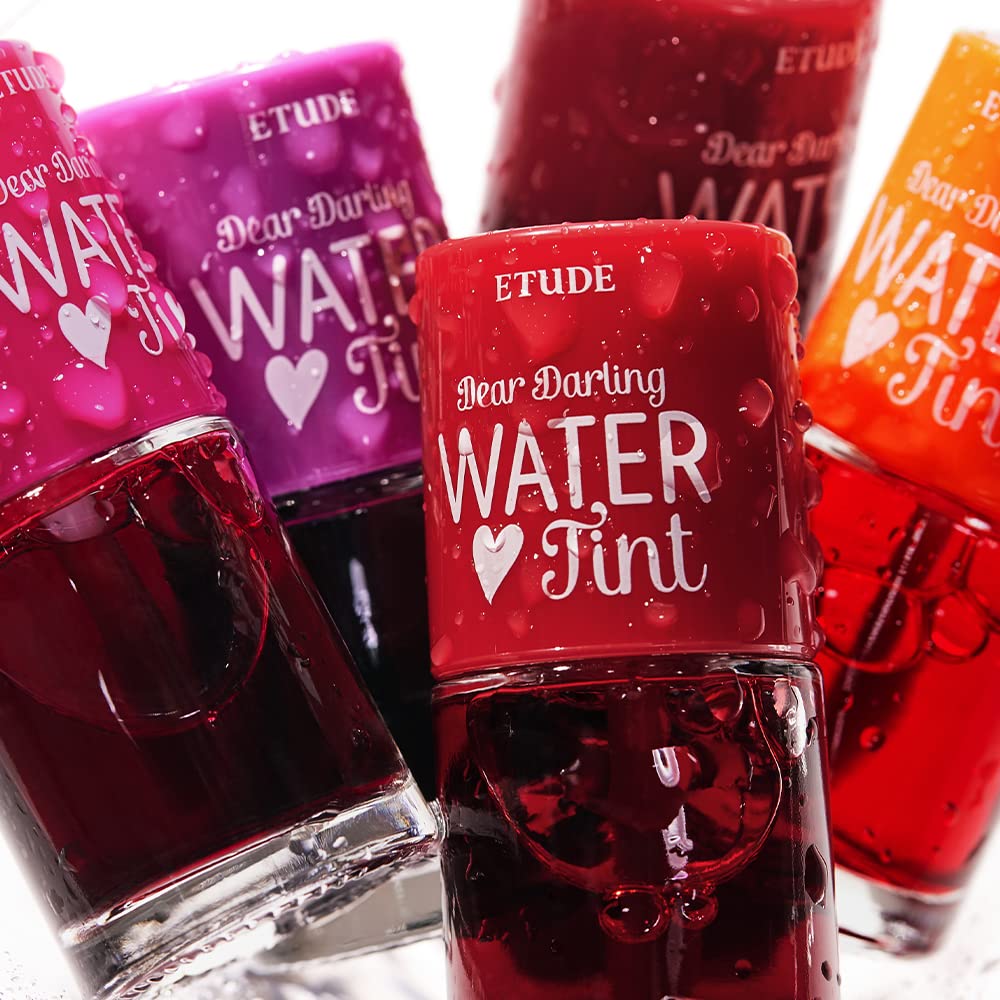 ETUDE HOUSE Dear Darling Water Tint Strawberry Ade (21AD) Lightweight Non-Sticky Lip Tint (K-Beauty)