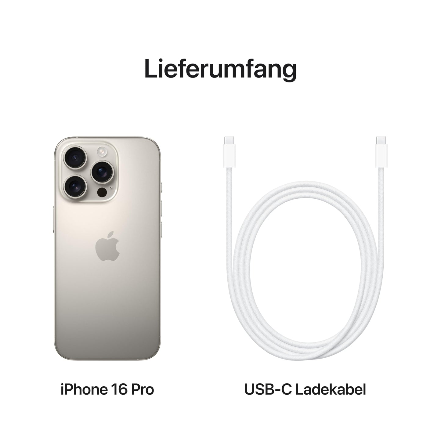 Apple iPhone 16 Pro 256 GB: 5G Handy mit Kamerasteuerung, 4K 120 fps Dolby Vision und einem großen Sprung bei der Batterielaufzeit. Funktioniert mit AirPods, Titan Schwarz