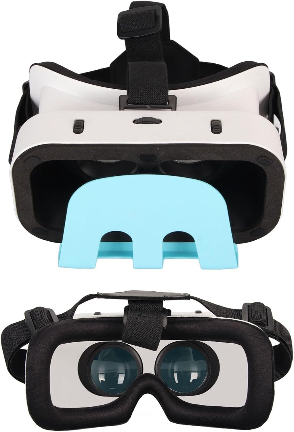 Bewinner Switch VR Headset, 3D Glasses Headset Helmets, Universal VR Set, Glasses Goggle Bundle with Adjustable HD Lenses for Switch Switch OLED