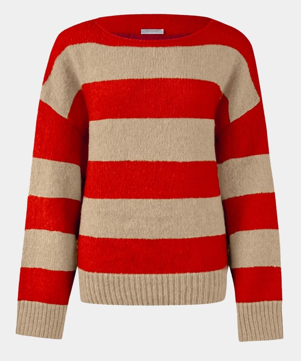 SASSYCLASSY Women’s Striped Oversize Sweater