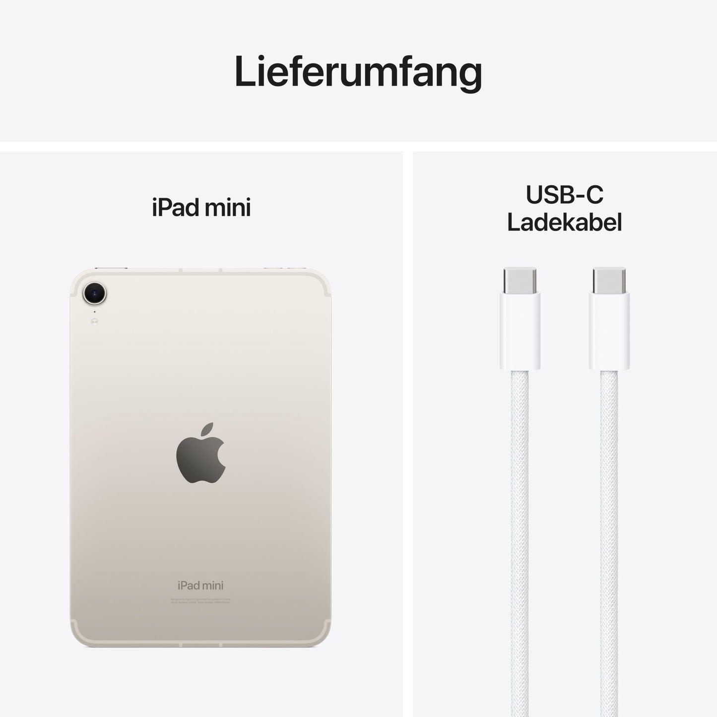 Apple iPad Mini (A17 Pro) - 8.3" Liquid Retina Display, Wi-Fi 6E, 12MP Front/Rear Camera, Touch ID, All-Day Battery
